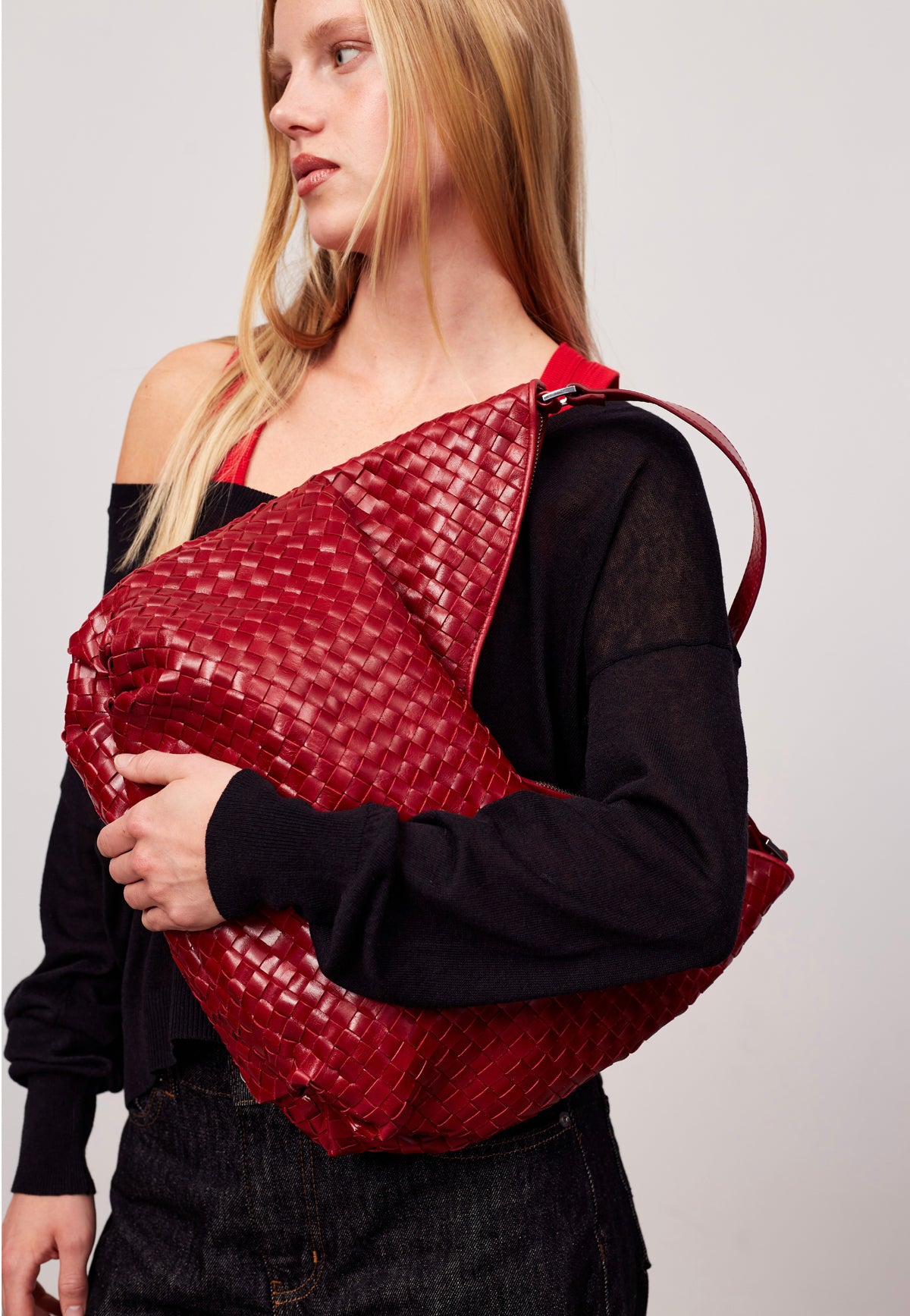 Adax Salerno Mindy Amaretto Hobo Bag