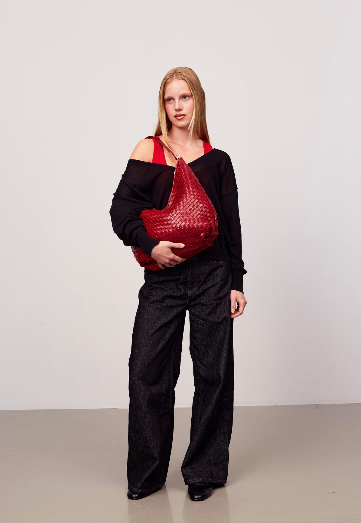 Adax Salerno Mindy Amaretto Hobo Bag
