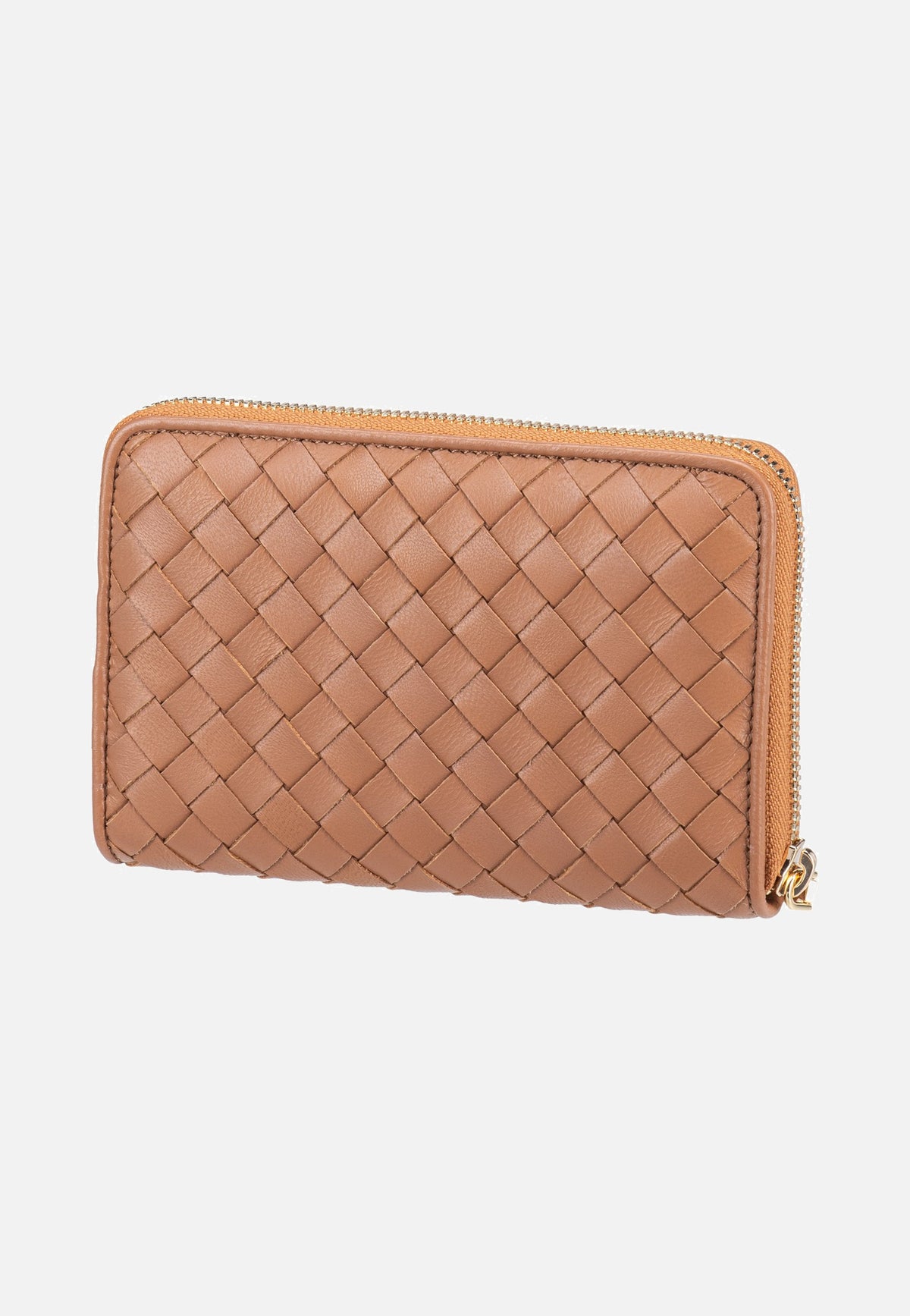 abro Piuma Weaving Wallet Cuoio Portemonnaie