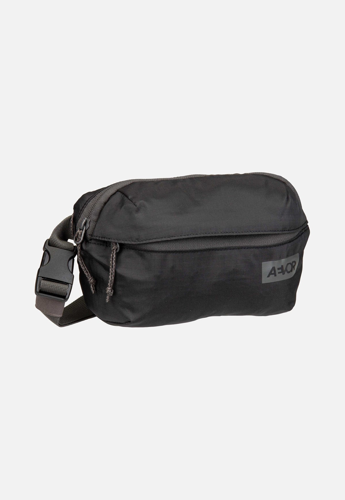 AEVOR Hip Bag Ease Ripstop Black Charcoal Bauchtasche