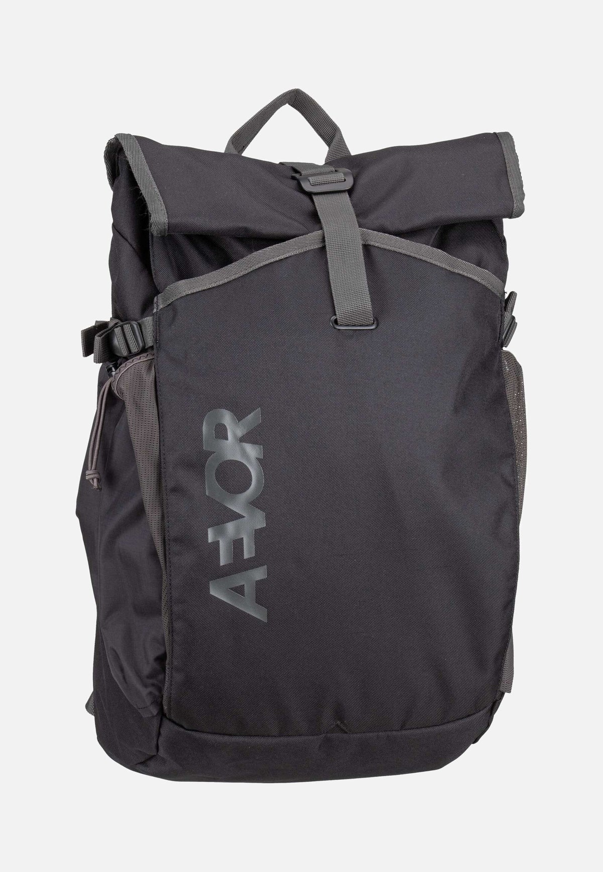 AEVOR Roll Pack Black Charcoal Rucksack