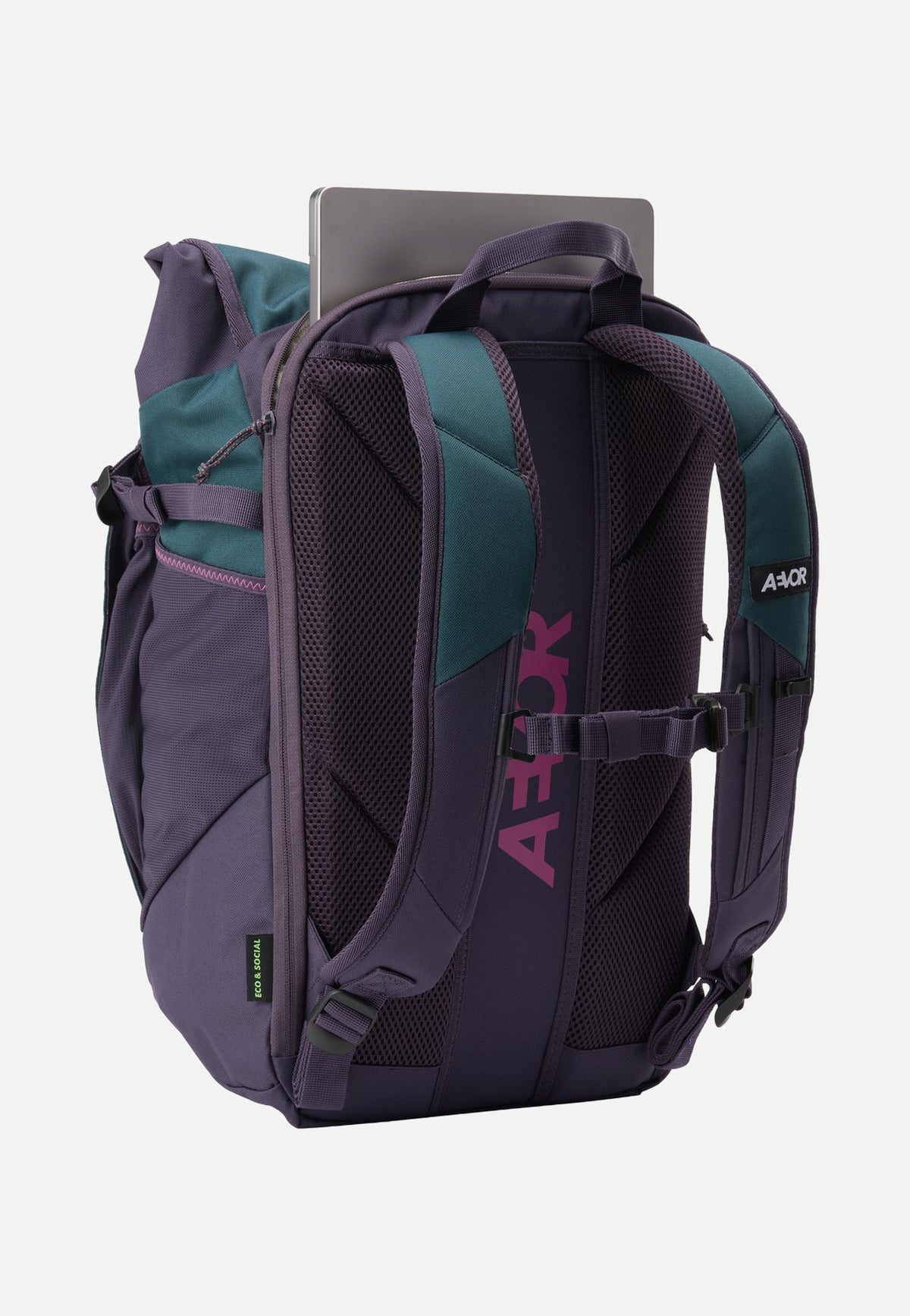 AEVOR Roll Pack 2.0 Vintage Teal Rolltop Rucksack