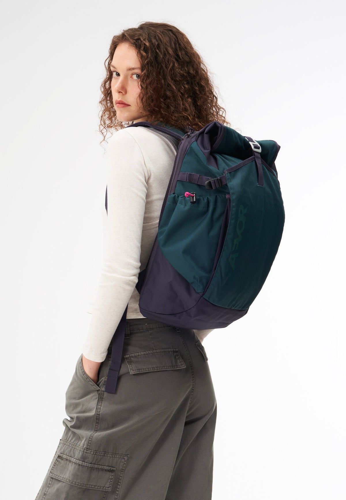 AEVOR Roll Pack 2.0 Vintage Teal Rolltop Rucksack