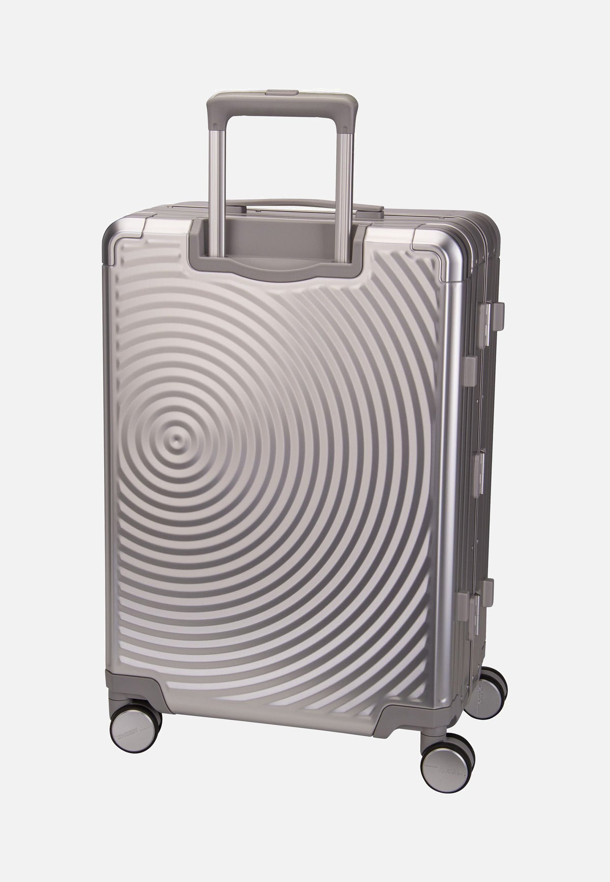 American Tourister Soundbox Alu Spinner 68 Silver Koffer