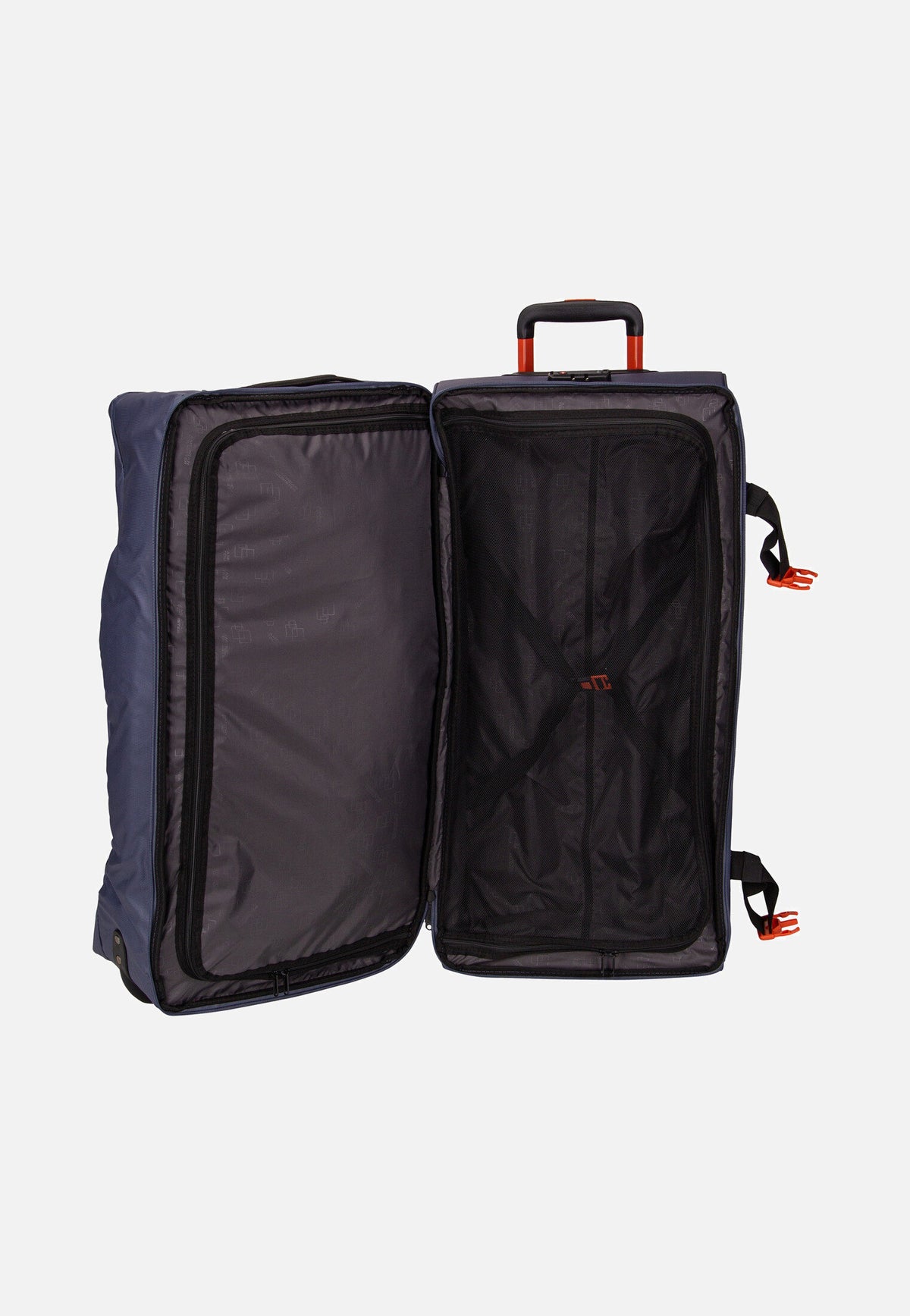American Tourister Urban Track Duffle L Navy/Orange Reisetasche mit Rollen