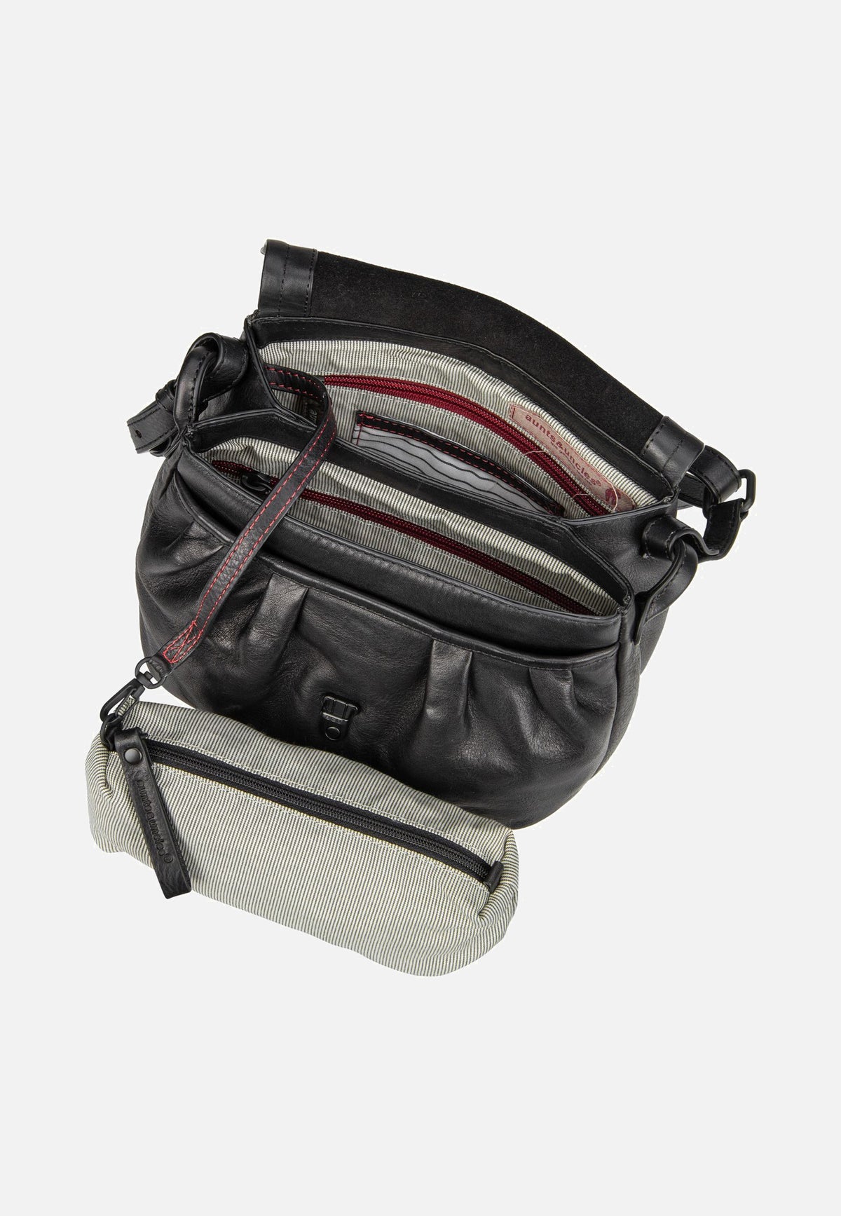 aunts & uncles Mrs. Coconut Cake Black Smoke Saddle Bag