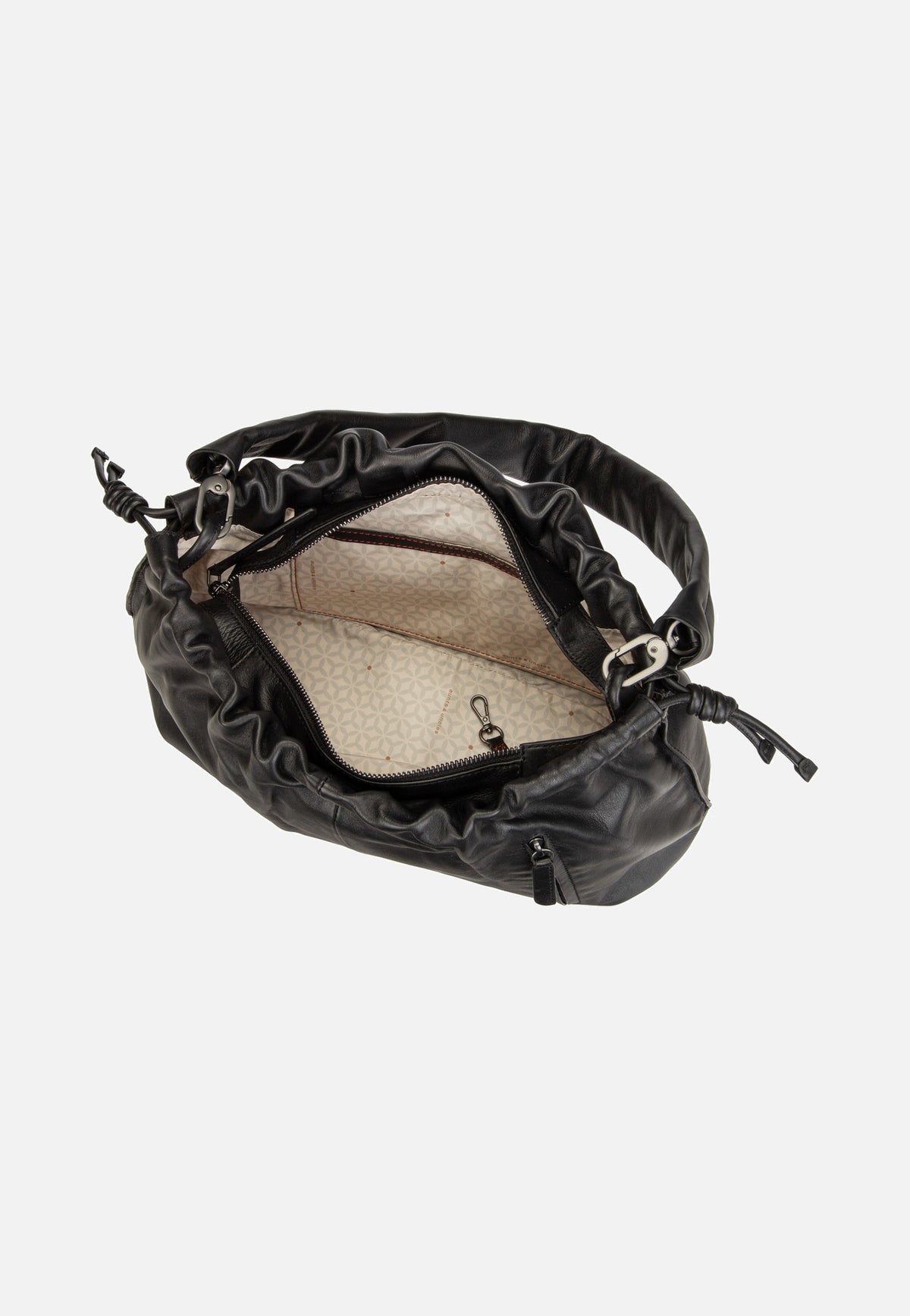 aunts & uncles Bloom Jet Black Bucket Bag