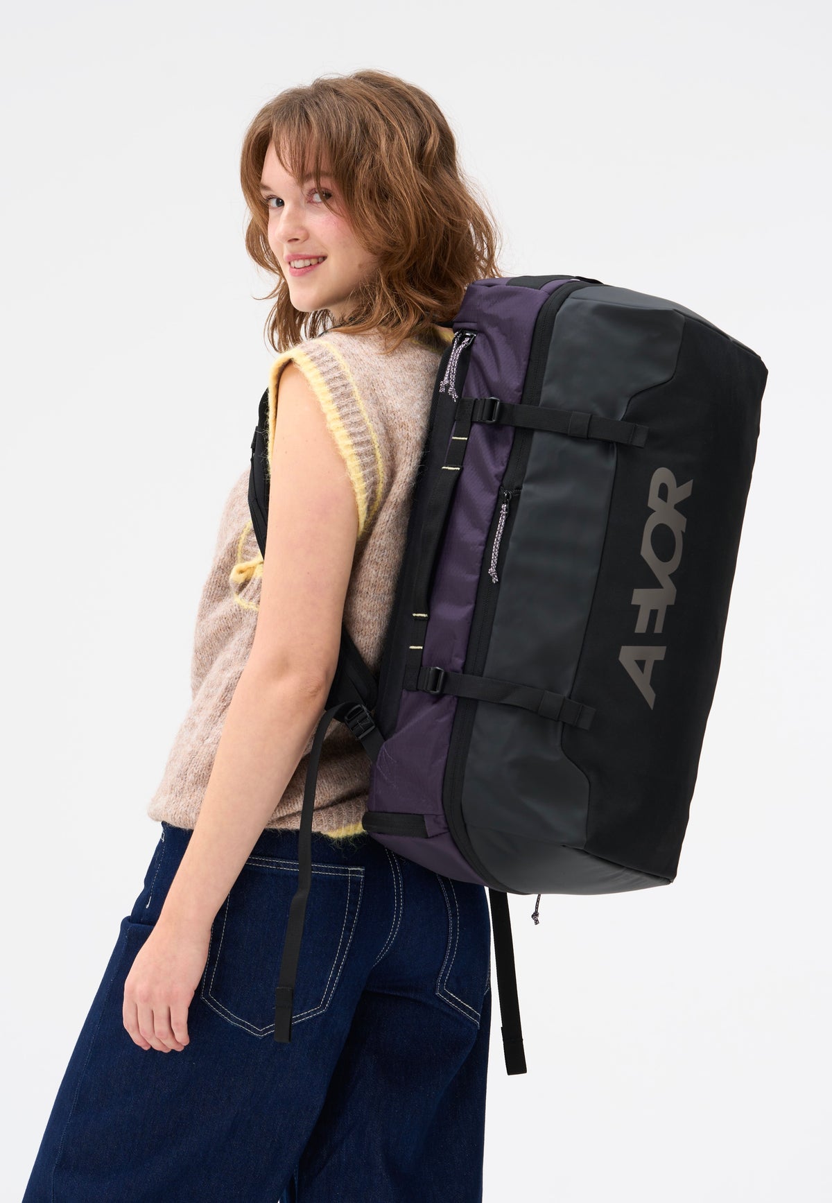 AEVOR Duffel Pack Proof Phantom Purple Dufflebag