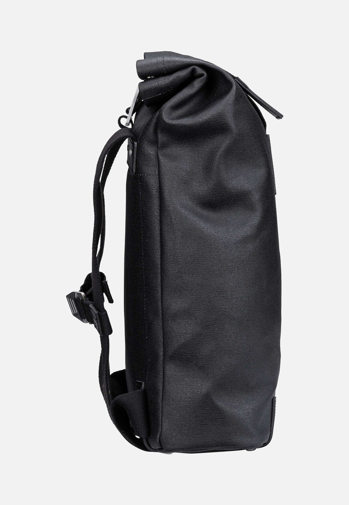 Brooks England Pickwick Cotton Canvas 12 L Black Rolltop Rucksack