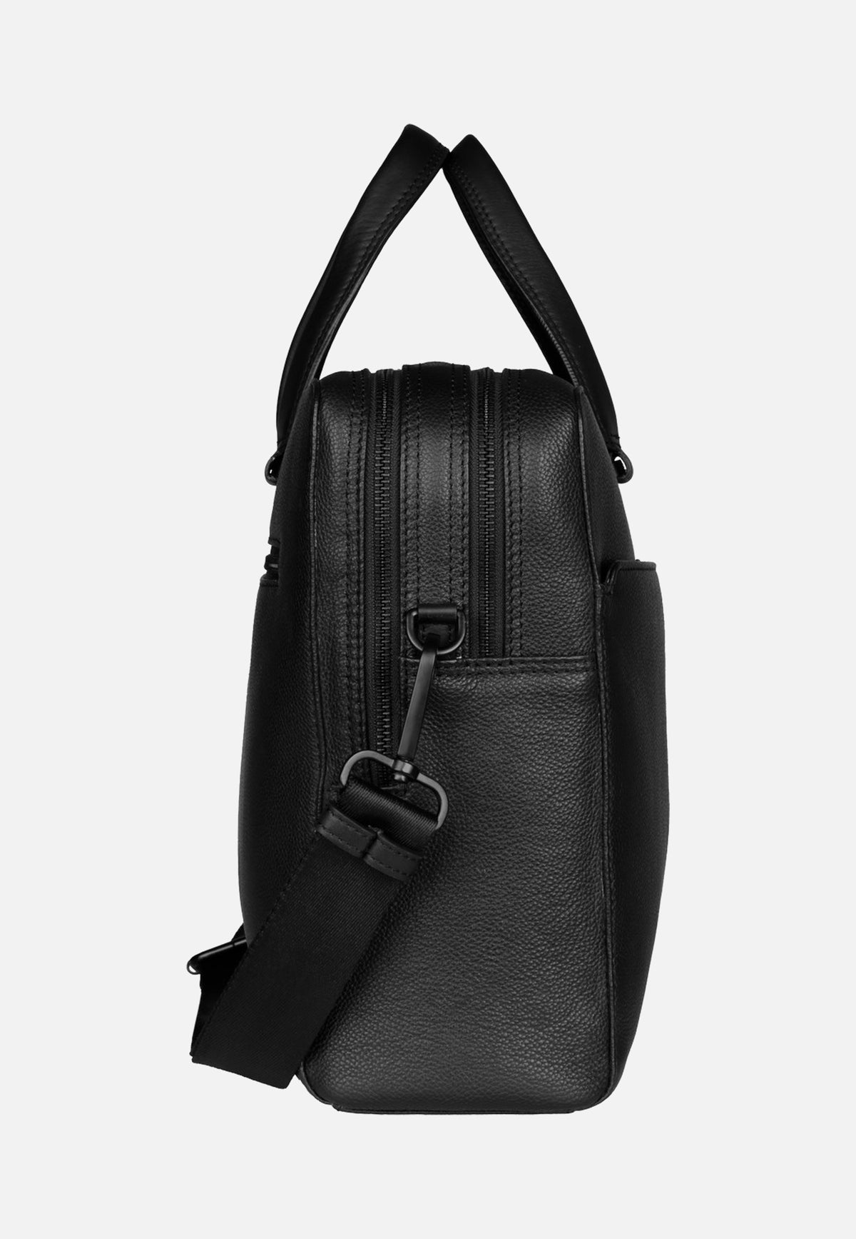 Bugatti Black Briefcase Large Black Aktentasche