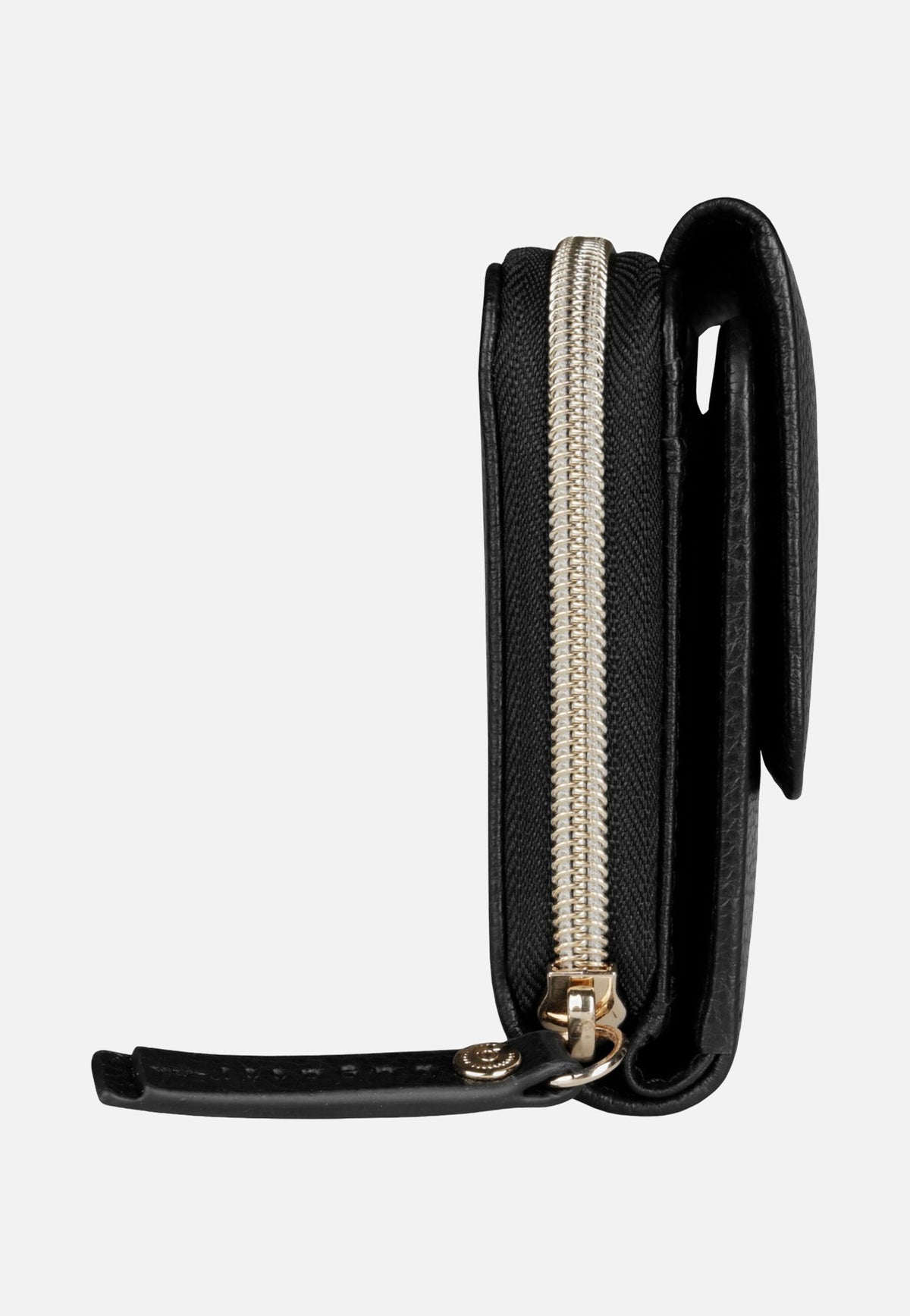 Bugatti Emilia Ladies Long Wallet With Flap Black Portemonnaie