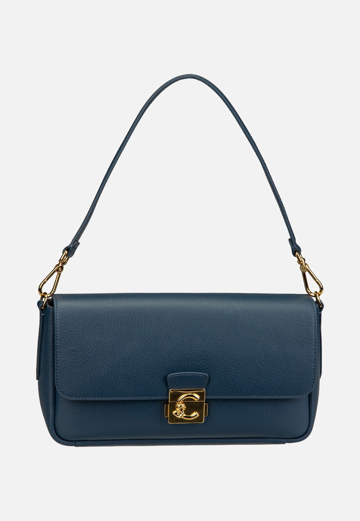 Coccinelle C-Me Lock 1201 Deep Blue Schultertasche