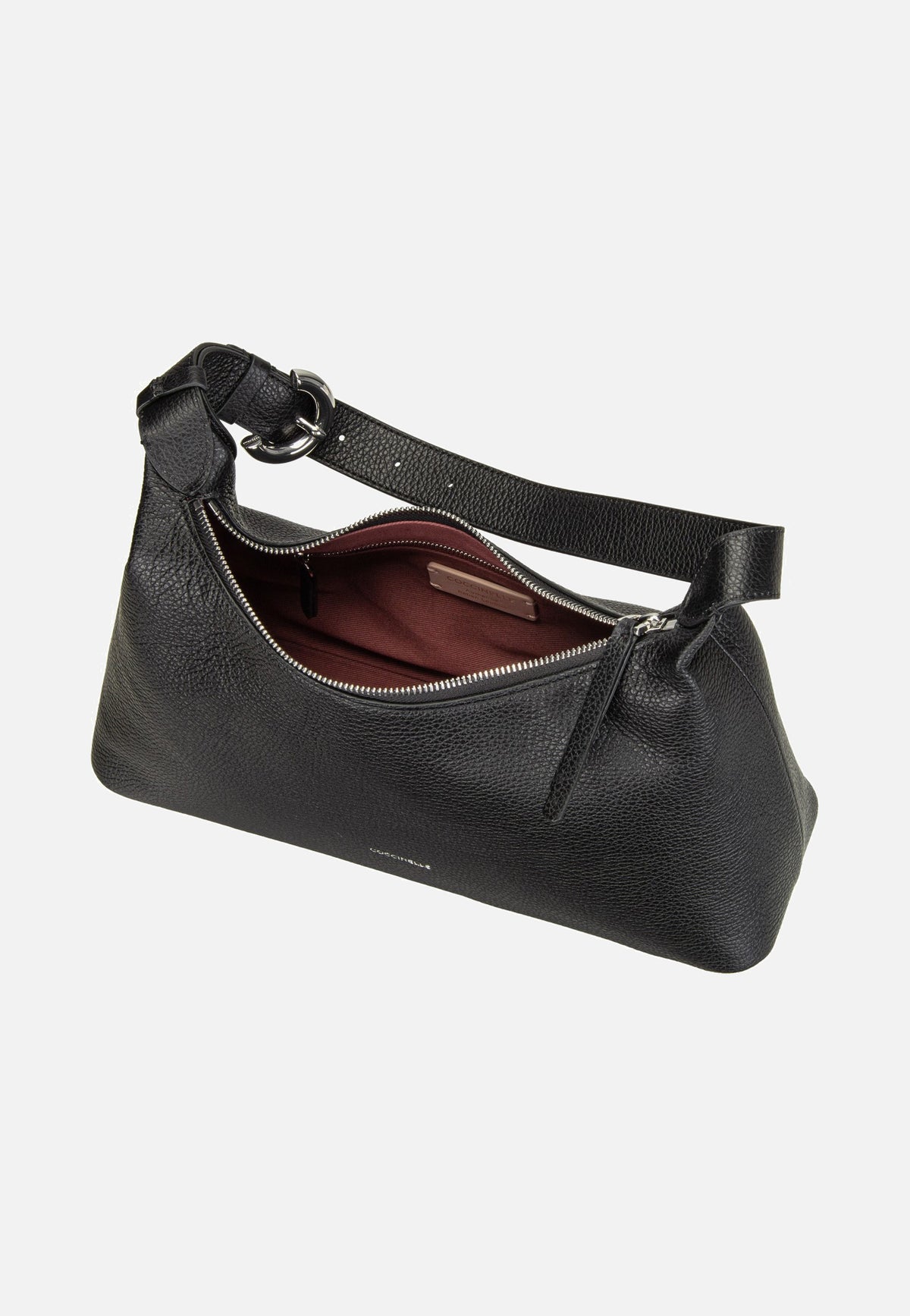 Coccinelle Fern 1301 Noir Hobo Bag