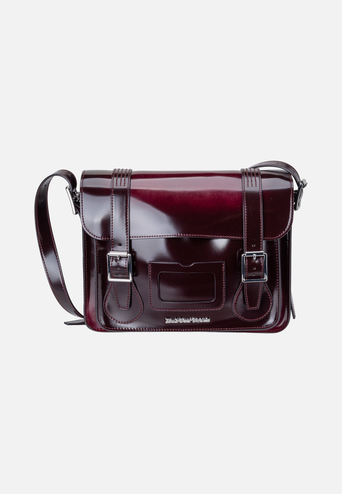 Dr. Martens 11" Satchel Bag Cherry Red Oxford Rub Off Tasche