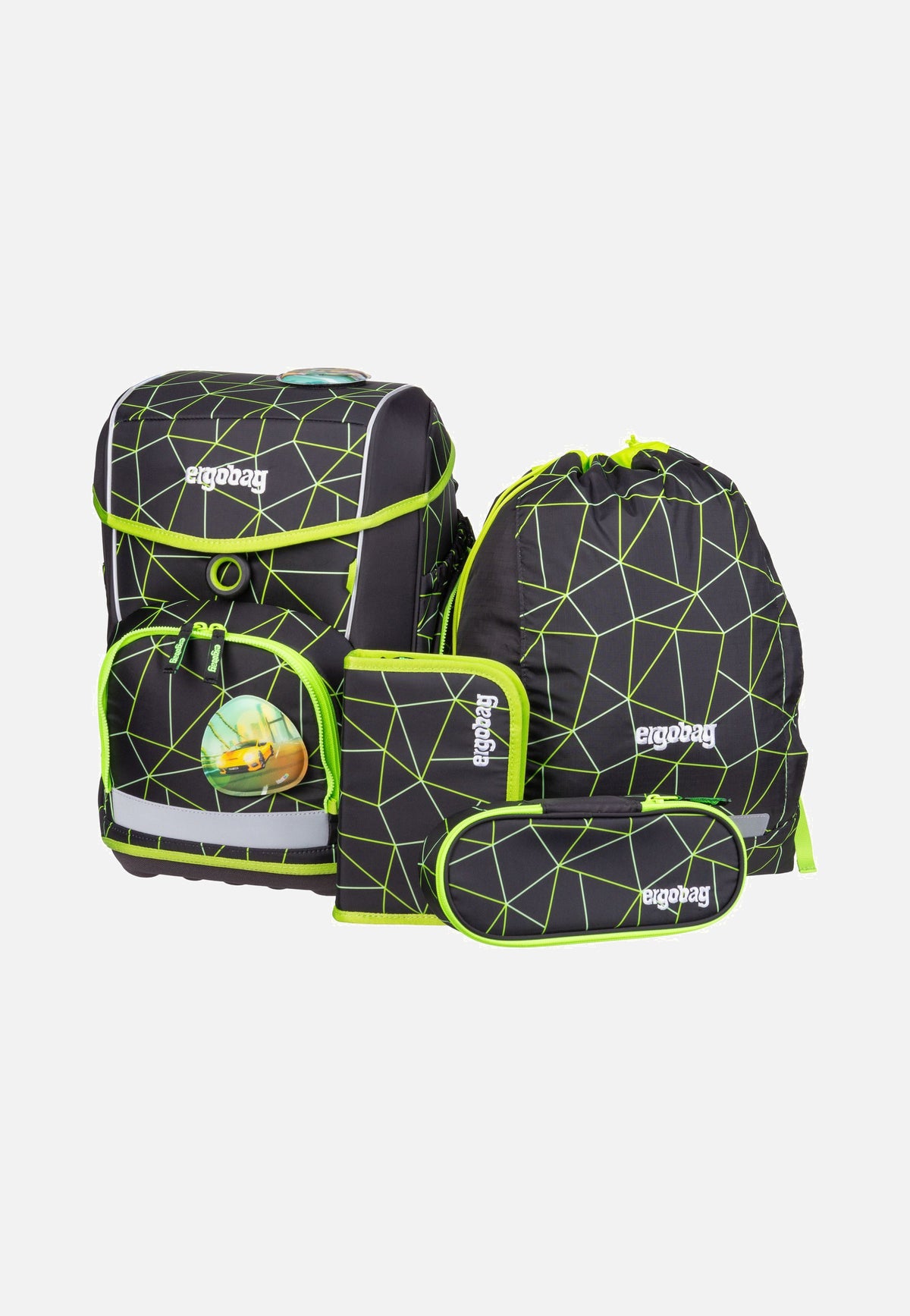 ergobag cubo Set LUMI CyBär Race Schulranzen
