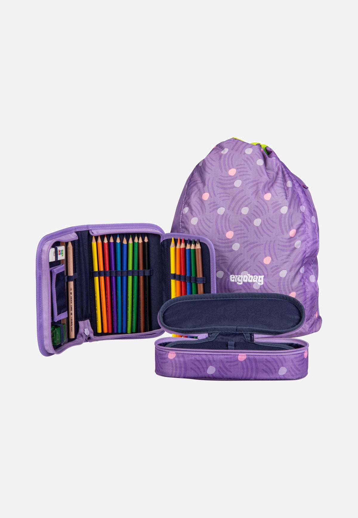 ergobag cubo light Set PonyBäradies Schulranzen