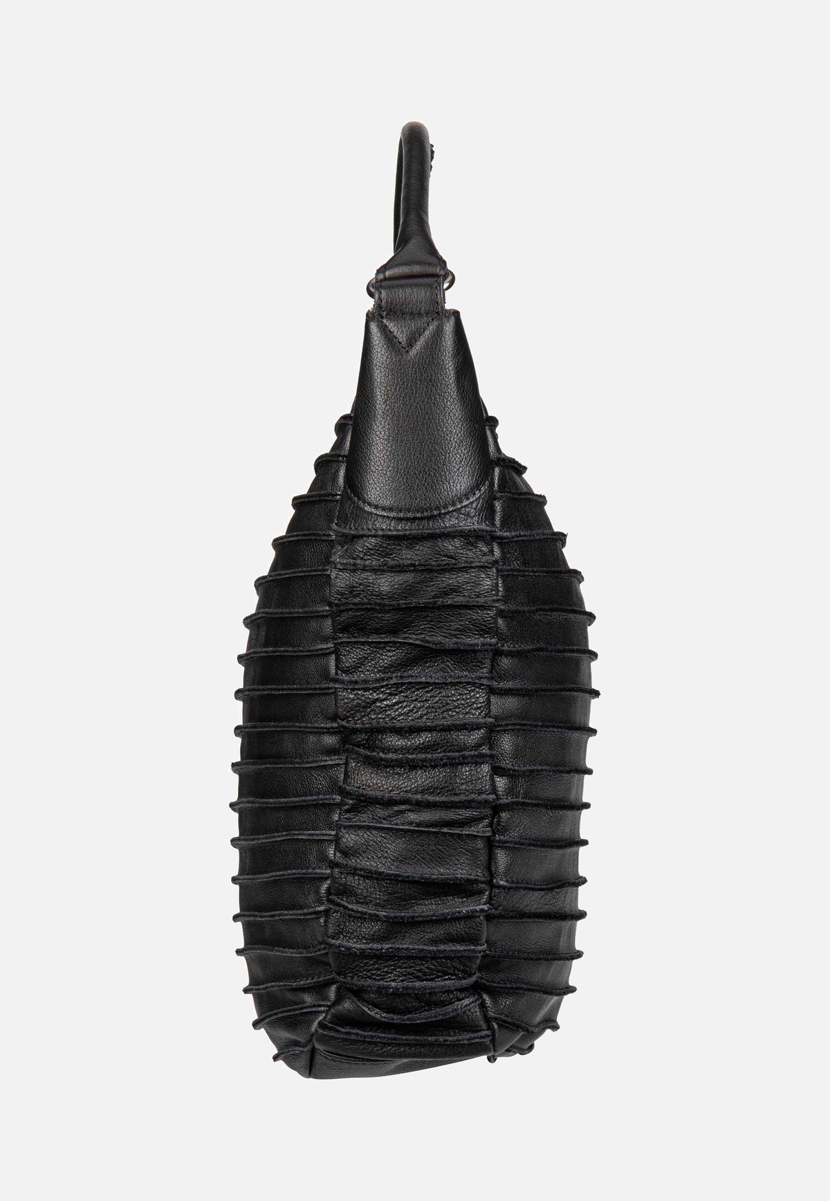 Fredsbruder Riffeltier S 961r Black Hobo Bag
