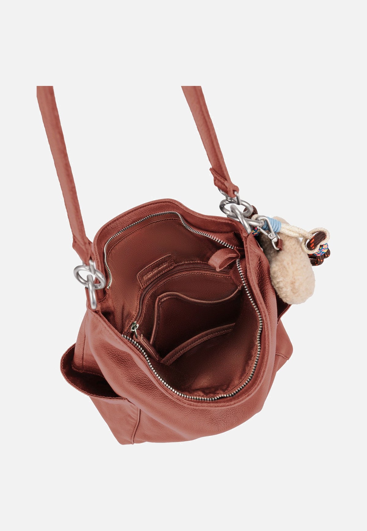 Fredsbruder Made For Friends Hobo Burned Sandalwood Hobo Bag