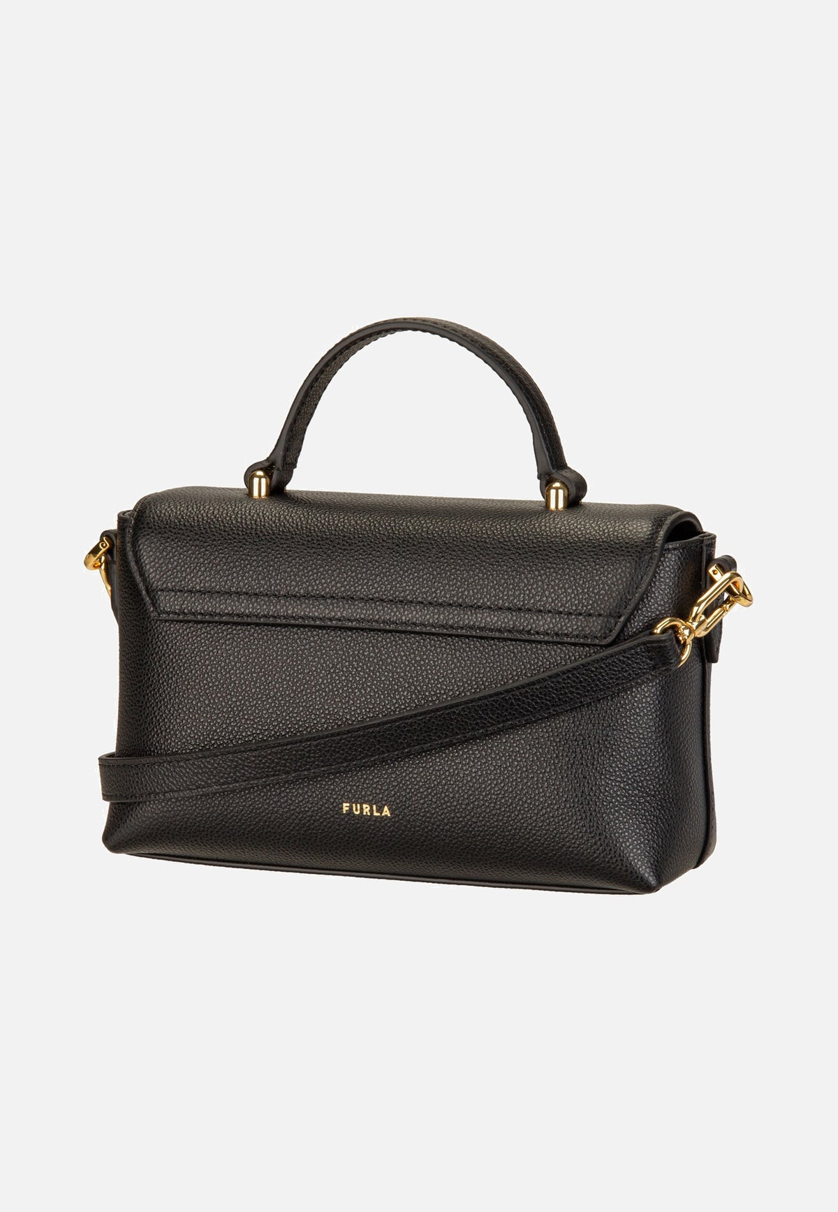 Furla Moonlight Mini Top Handl Nero Handle Bag