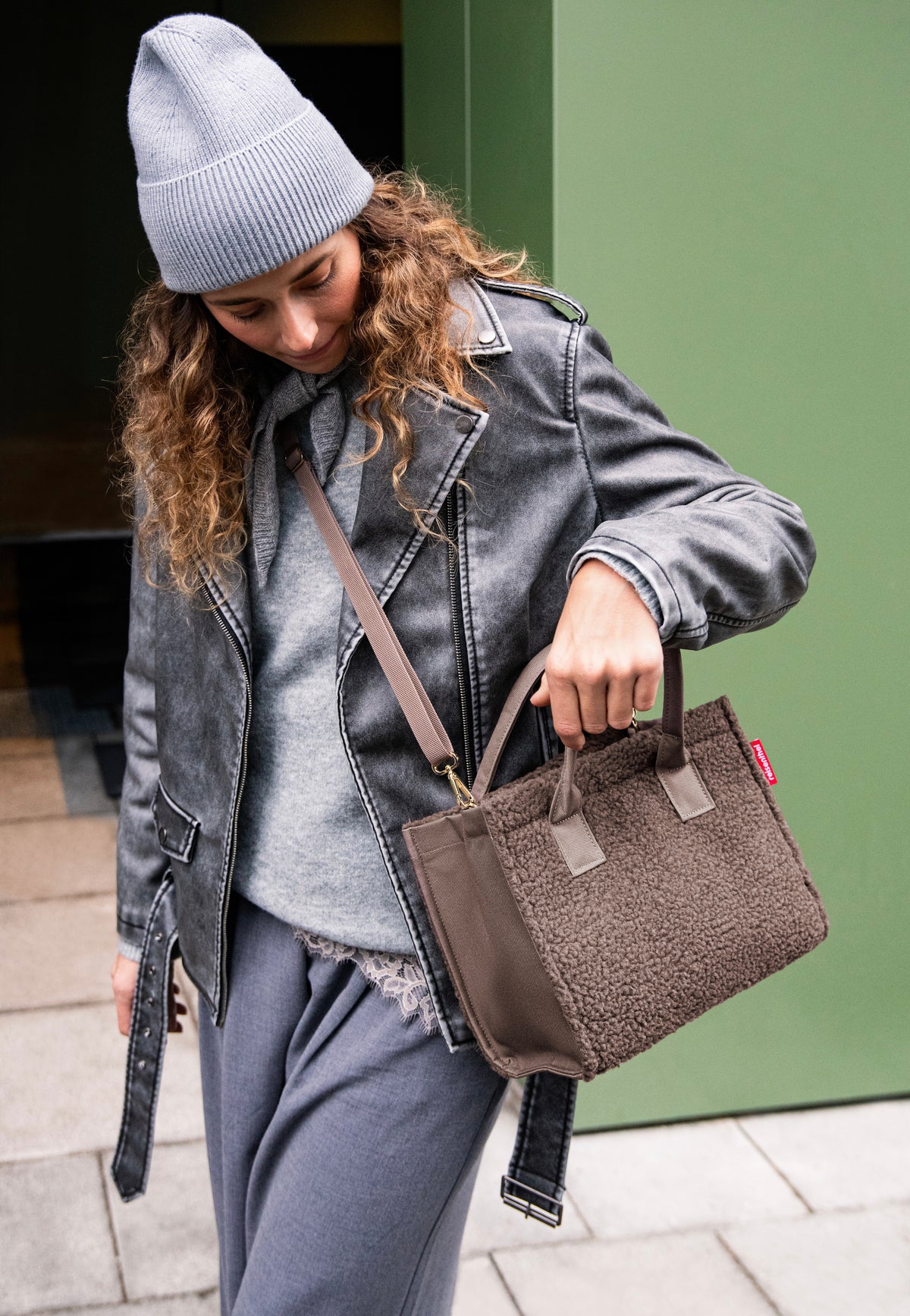 reisenthel Daily Shopper XS Teddy Chocolate Tote Bag