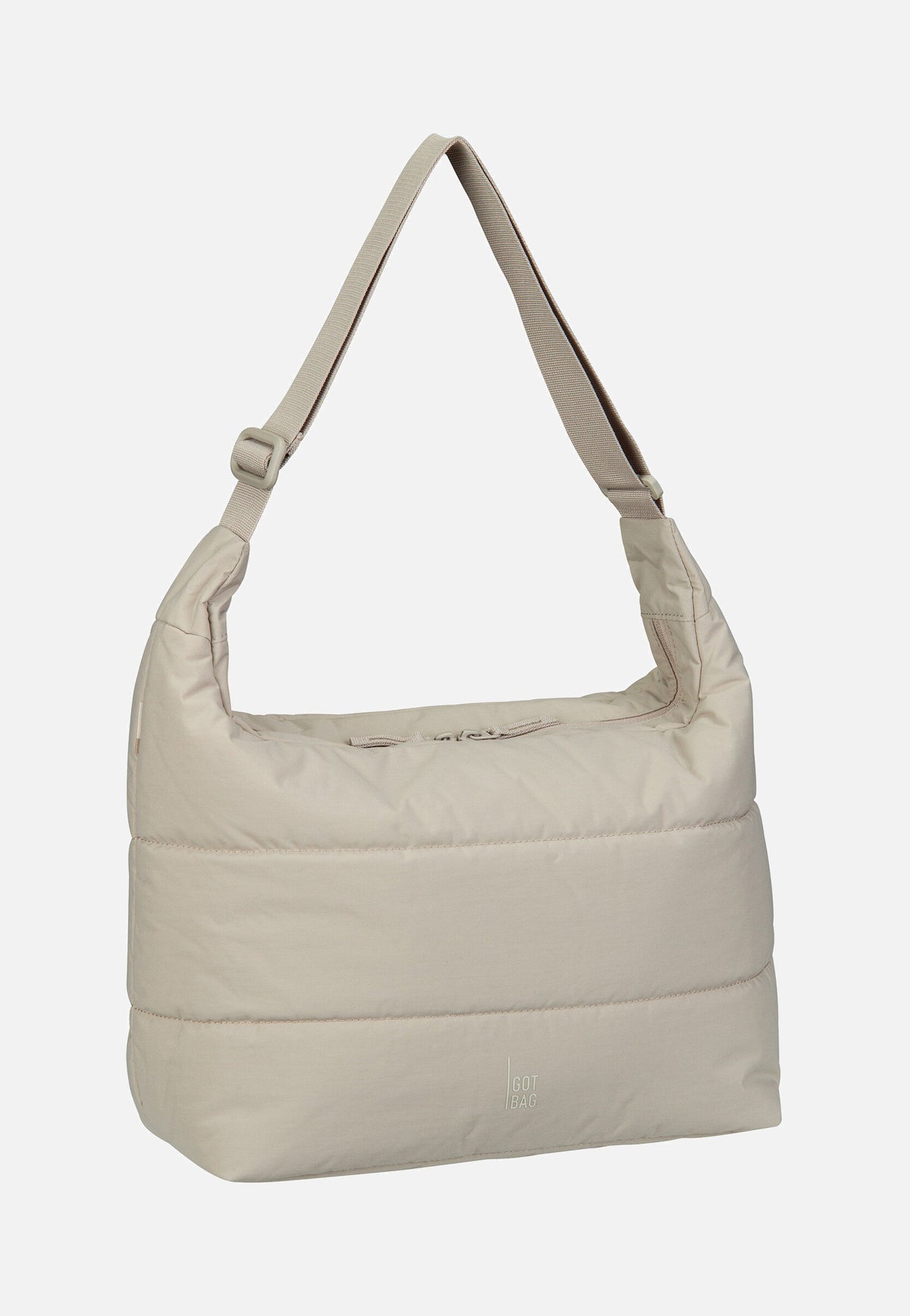 GOT BAG Puffer Square Bag Large Monochrome Scallop Hobo Bag