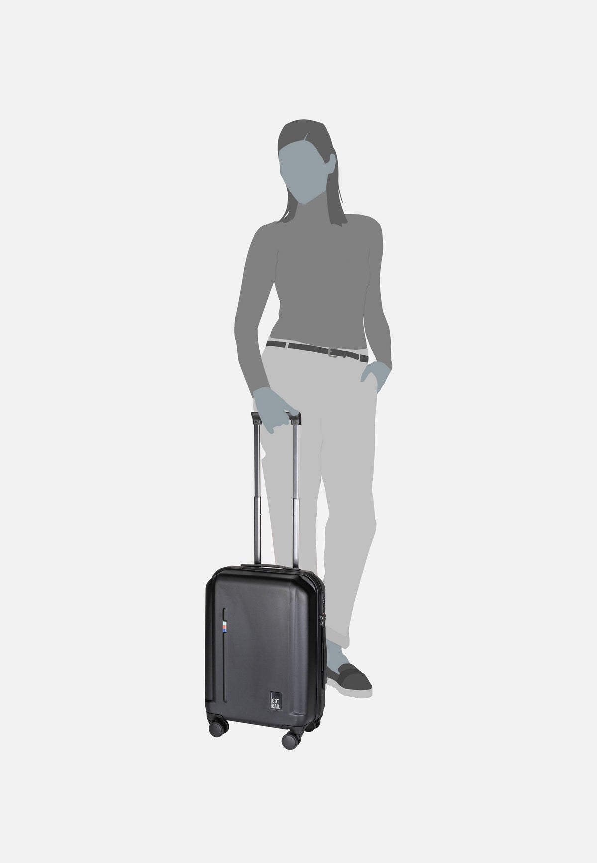 GOT BAG Re:Shell Cabin 2.0 Black Koffer
