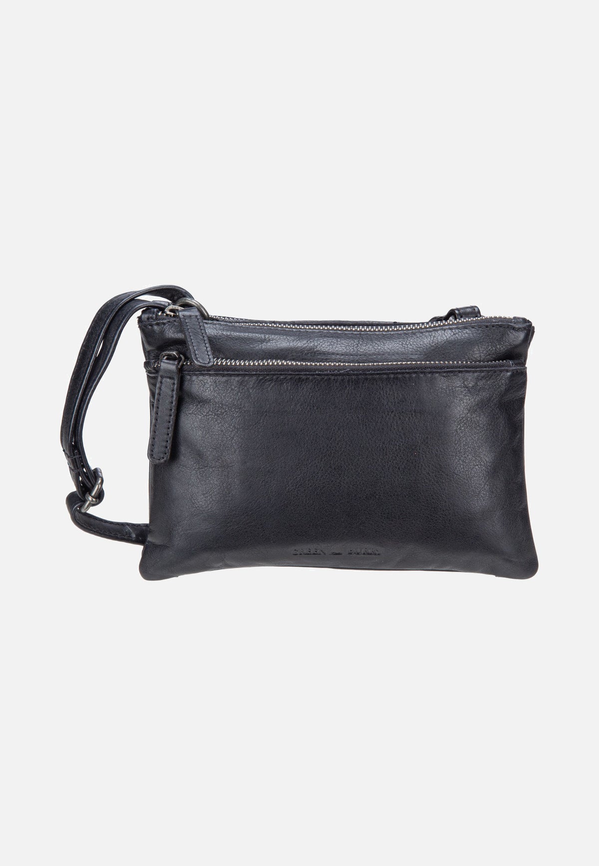 Greenburry Colombiana Rv 3 Zip Small Black Umhängetasche
