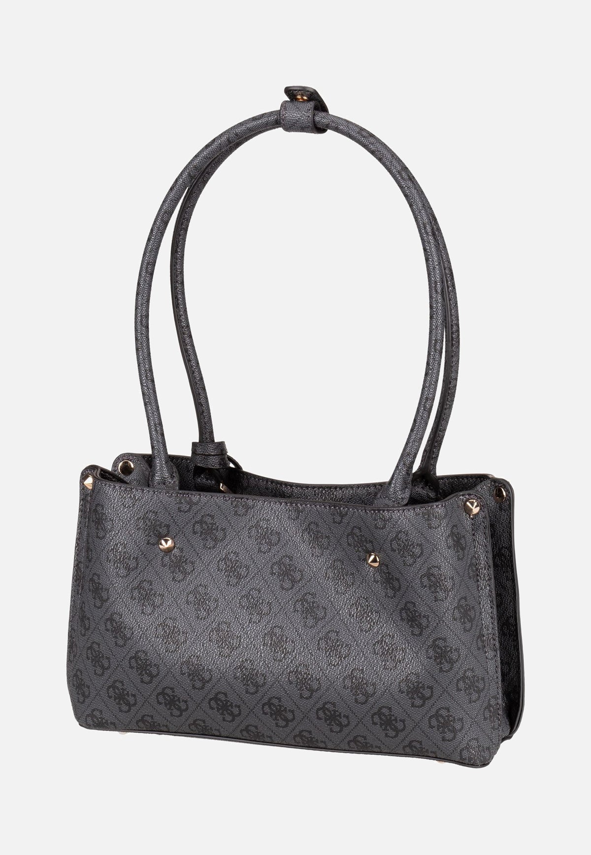 Guess Meridian 2 Shoulder SAT 74090 Coal Logo Schultertasche