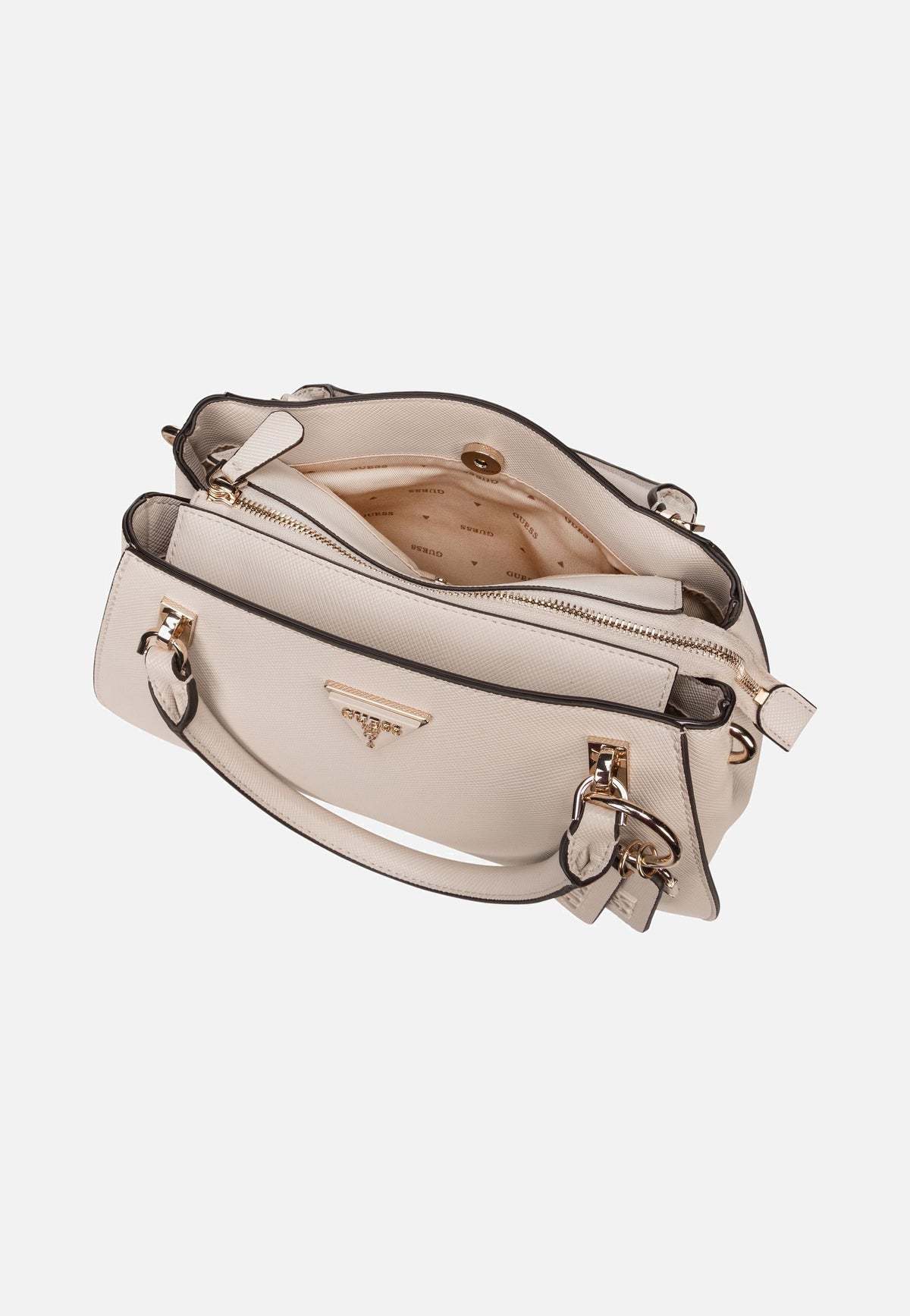 Guess Noelle II Luxury SAT 72070 Bone Henkeltasche