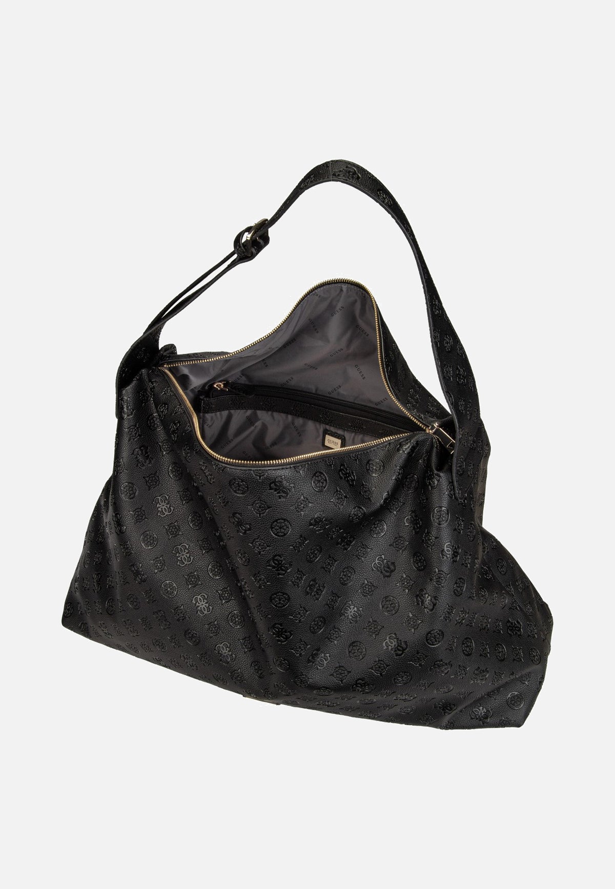 Guess Wilder Oversized Hobo Black Hobo Bag