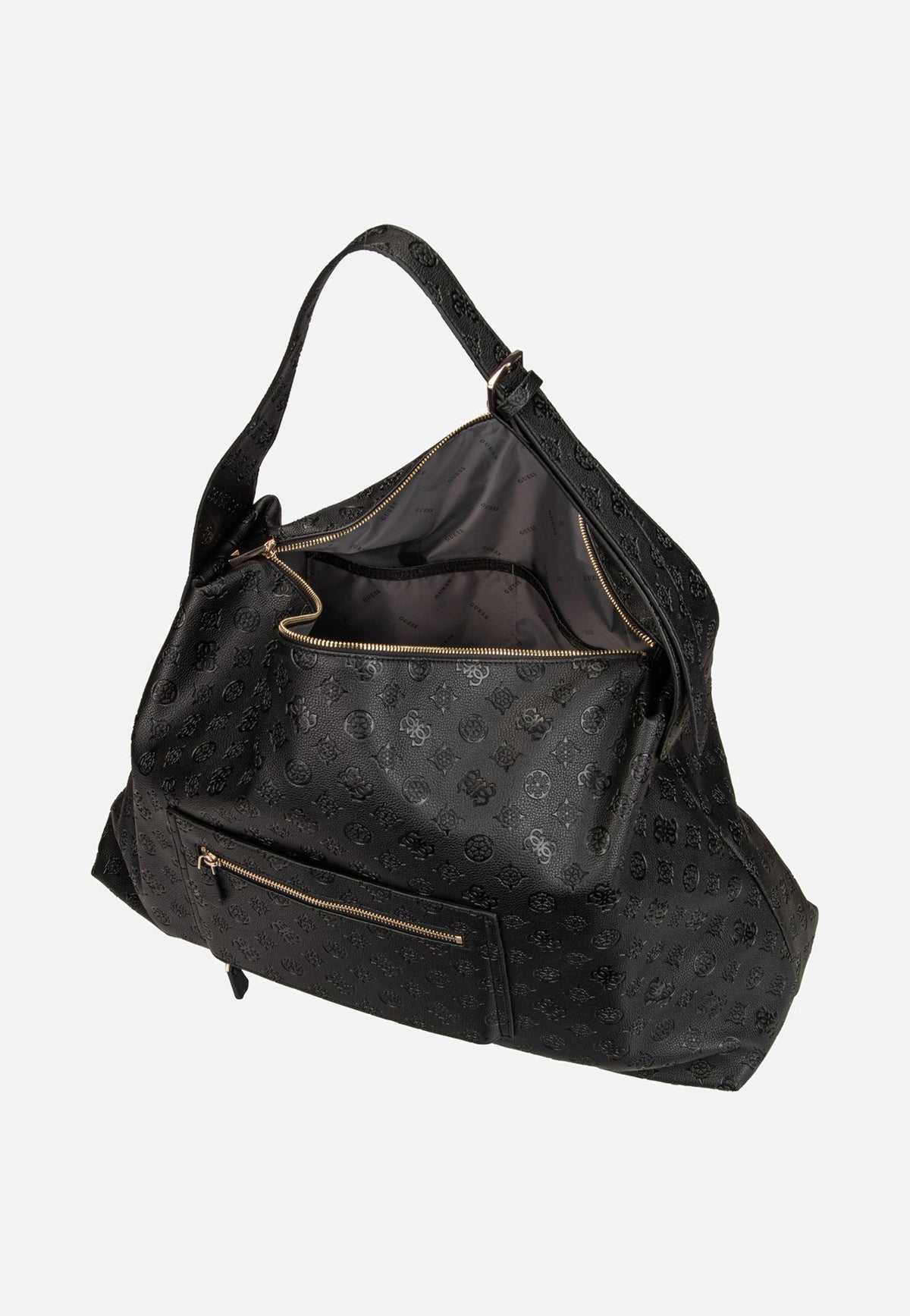 Guess Wilder Oversized Hobo Black Hobo Bag