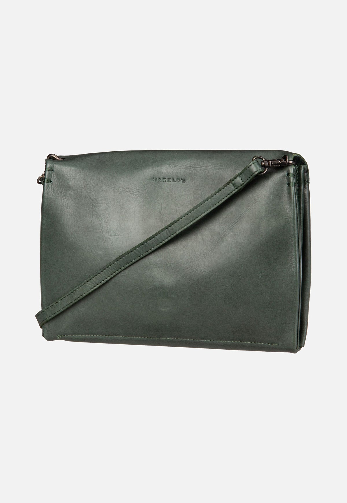 Harold's Fold Handbag Clutch L FO3 Grün Umhängetasche