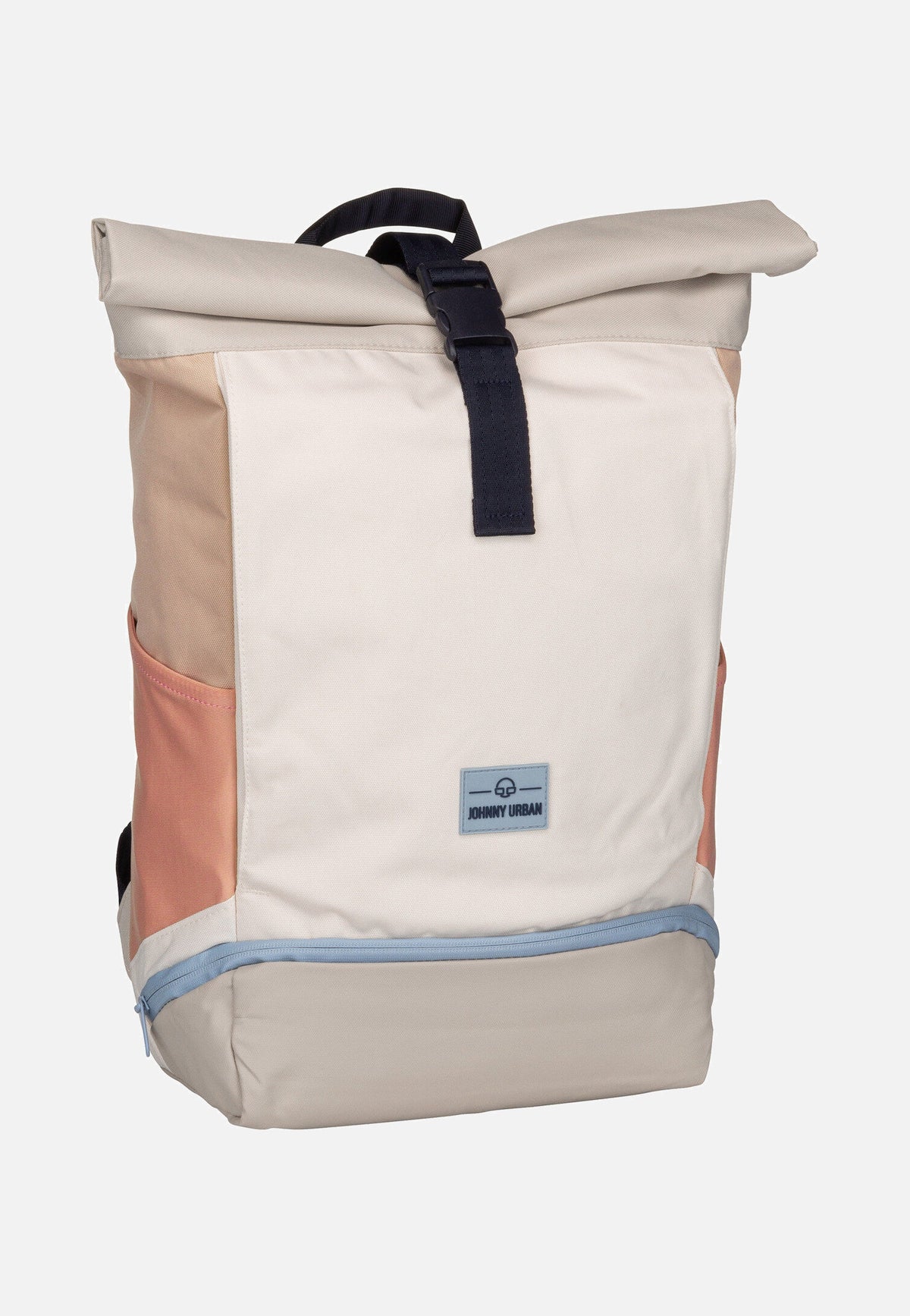 Johnny Urban Allen Medium Sand-Rosa Rolltop Rucksack