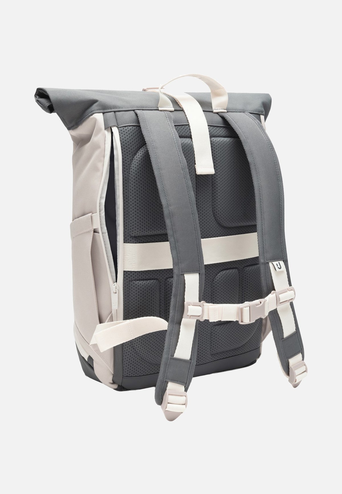 Johnny Urban Allen Large Sand-Grau Rolltop Rucksack