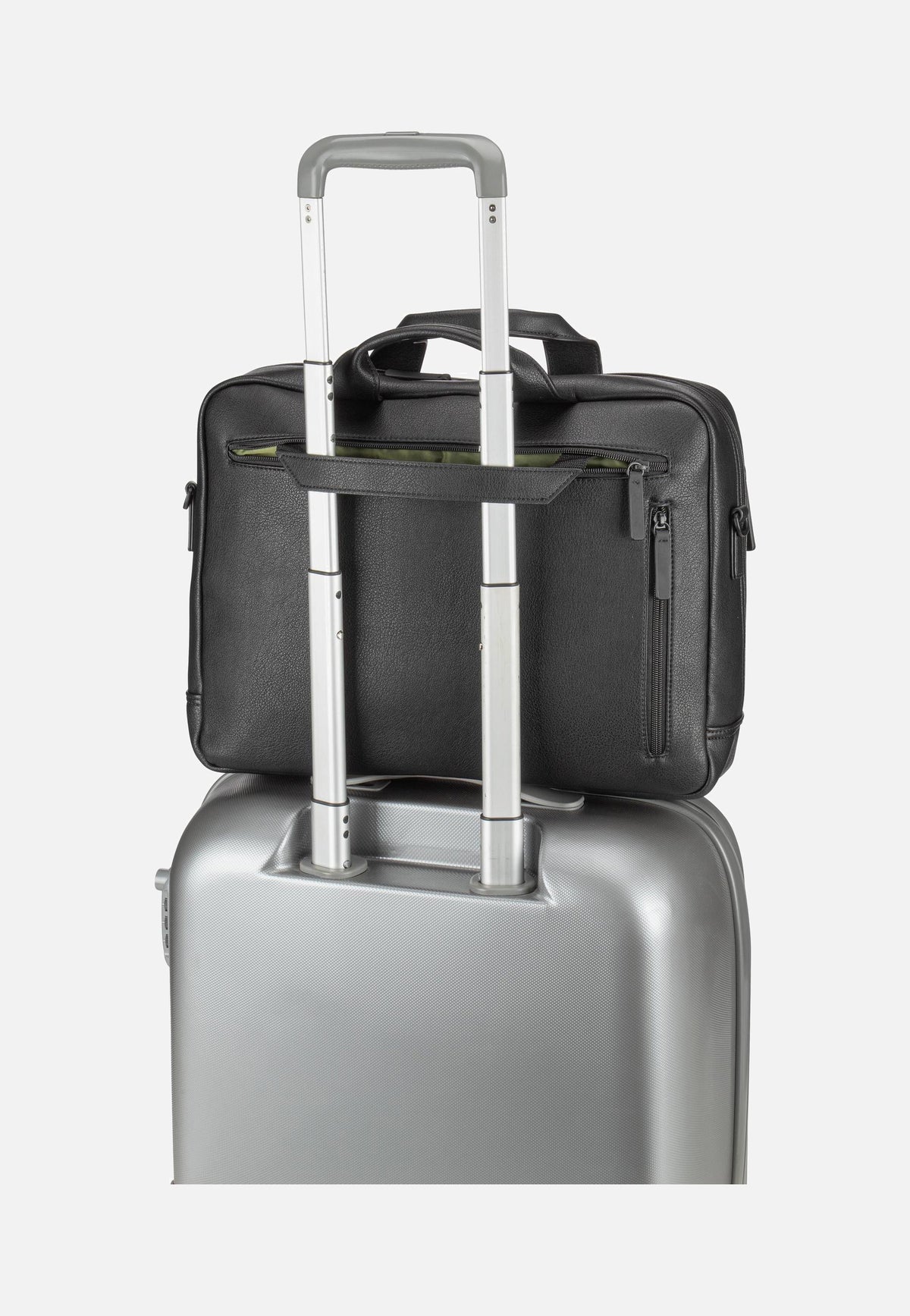 Jost Riga Business Bag 1 Comp Black Aktentasche