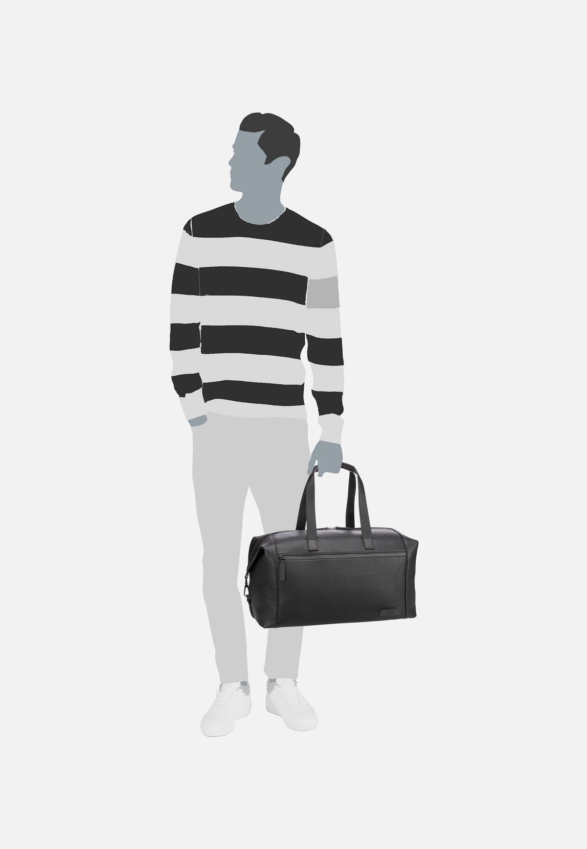 Jost Riga Travel Bag Black Weekender