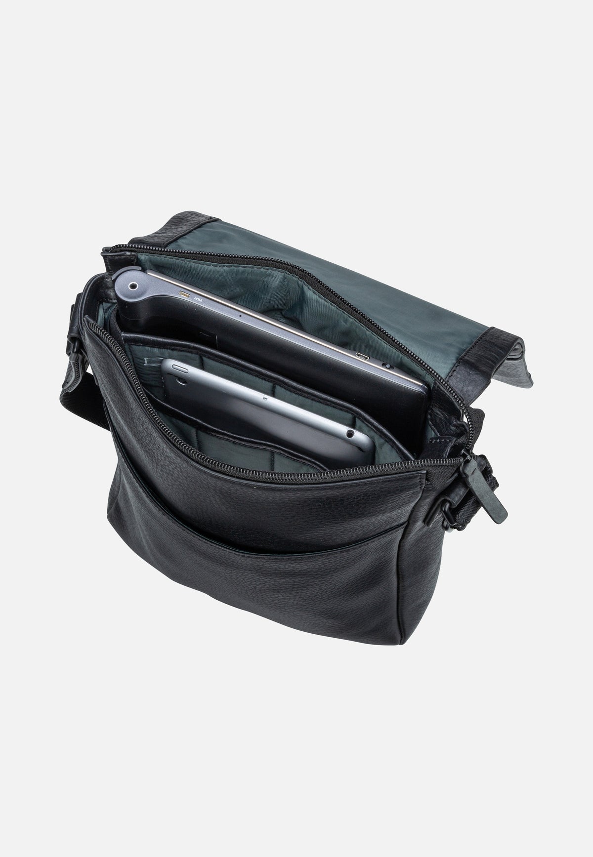 Jost Stockholm Flap S Black Crossbody Bag