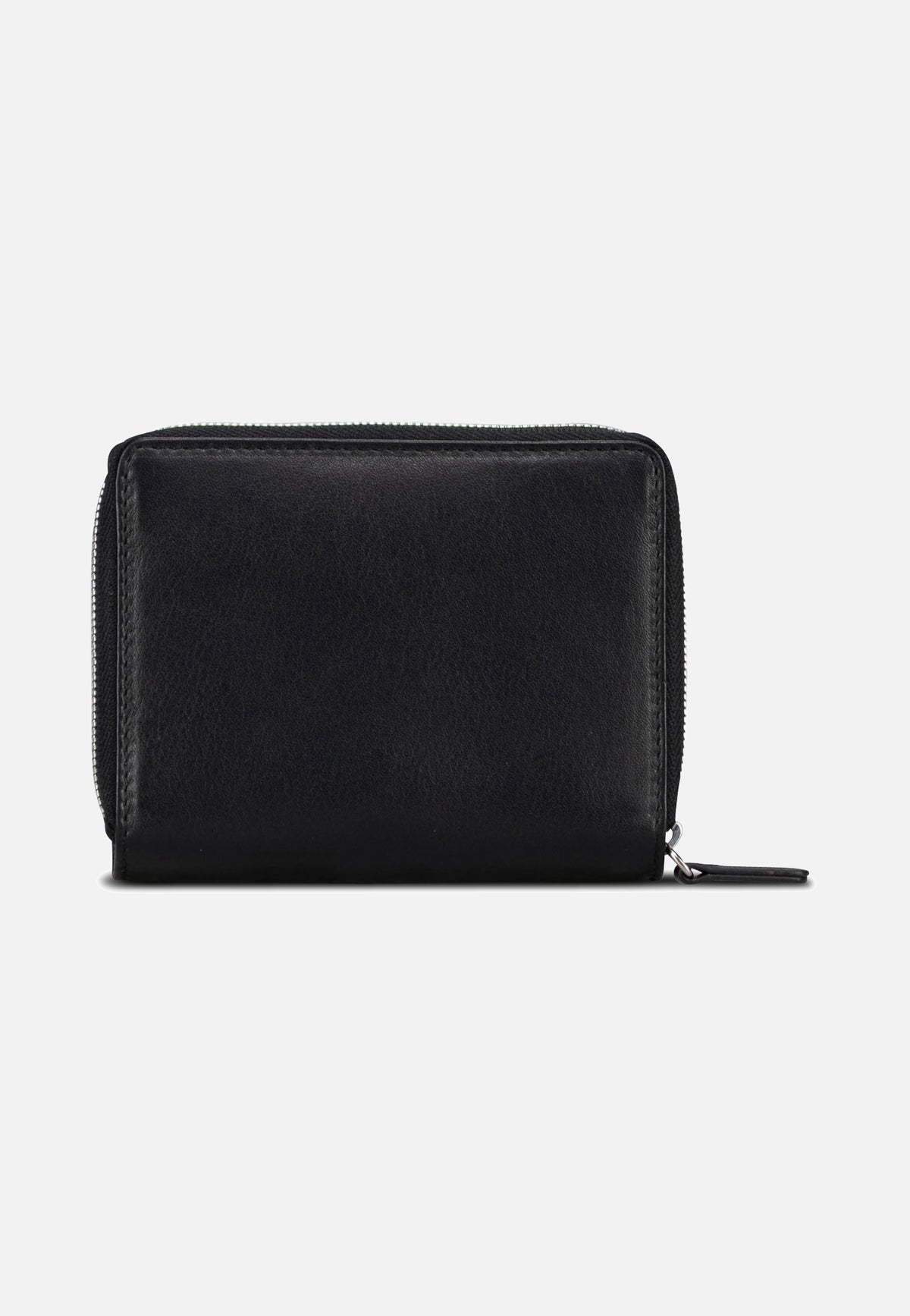 Jost Odense Zip 6332 Medium Black Portemonnaie