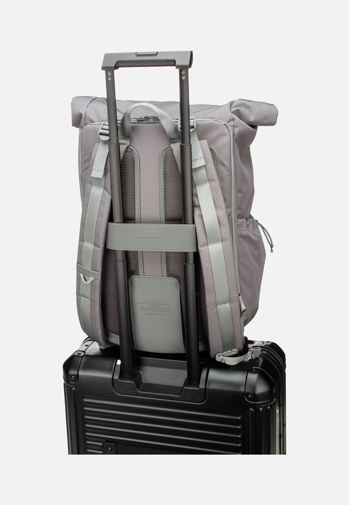 Kapten & Son Banff Stone Grey Rolltop Rucksack