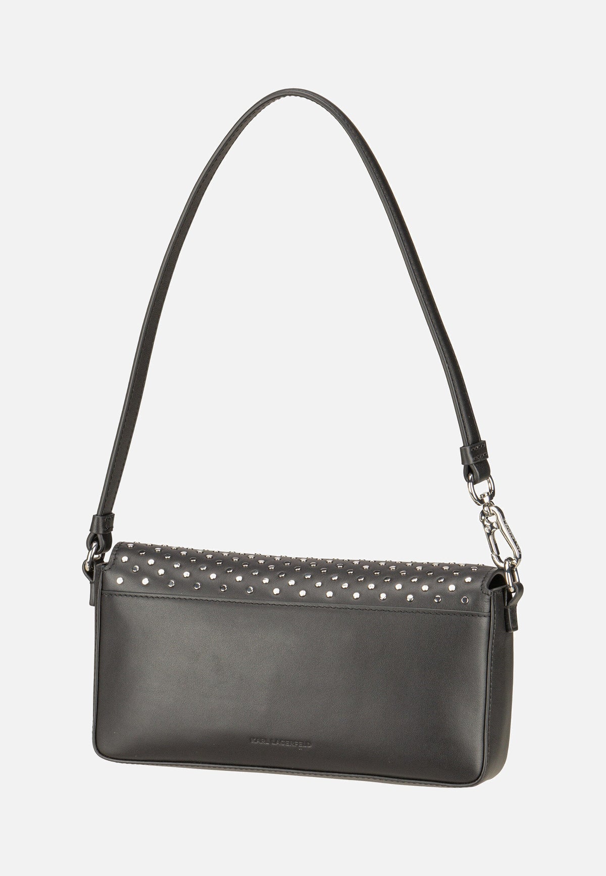 Karl Lagerfeld Ikon/K Soft Shoulderbag Studs Black Embellishment Evening Bag