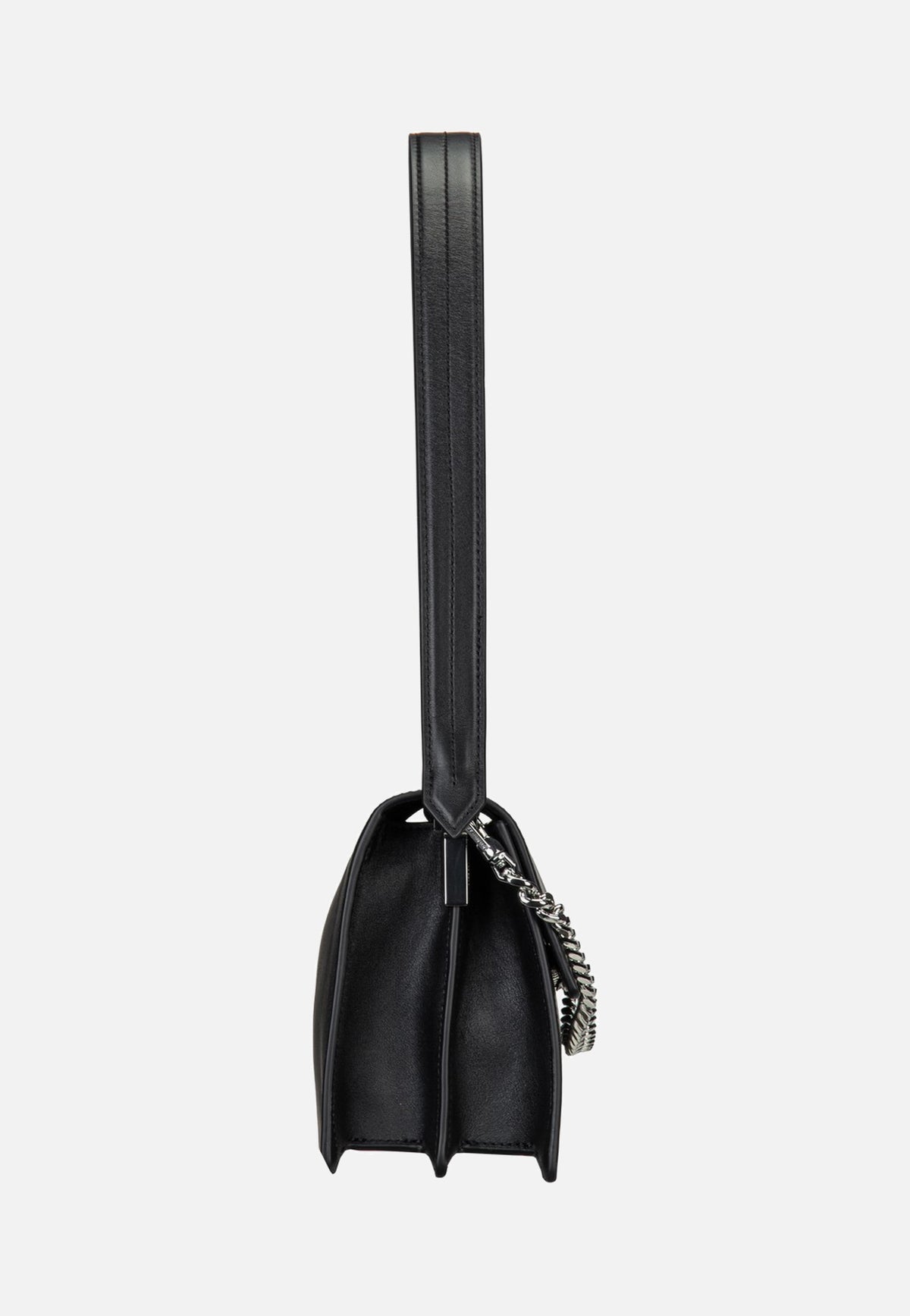 Karl Lagerfeld K/Signature Medium Flap Shb Black-Nickel Abendtasche