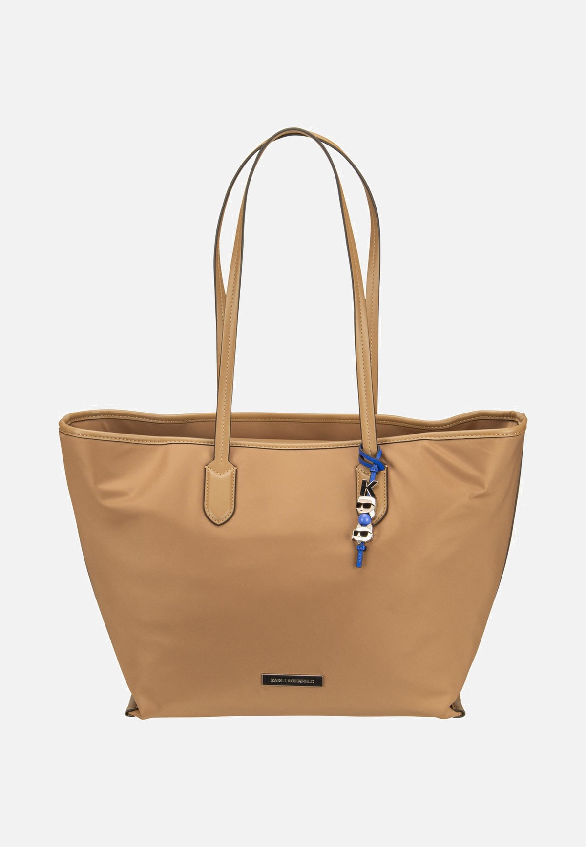 Karl Lagerfeld Ikon Nylon LG Tote Mushroom Brown Shopper
