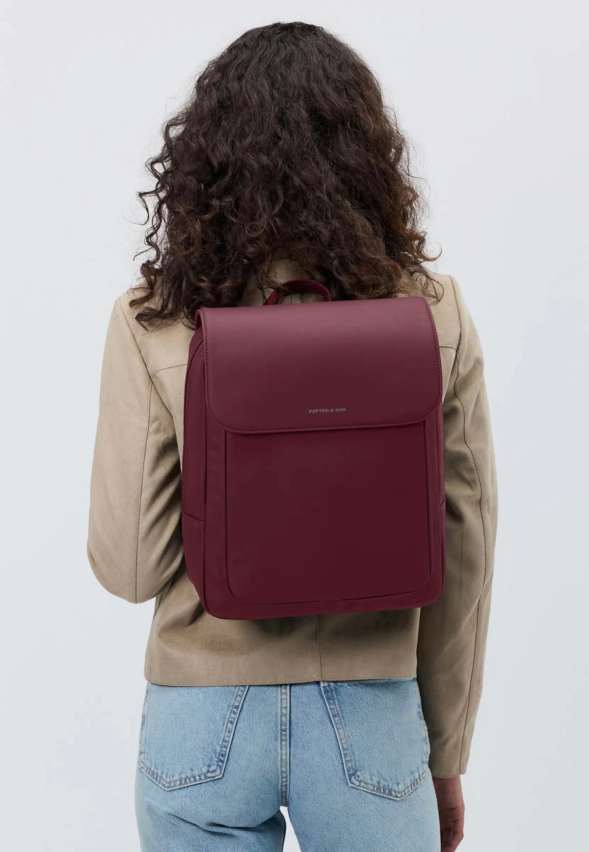 Kapten & Son Tromso Burgundy Rucksack