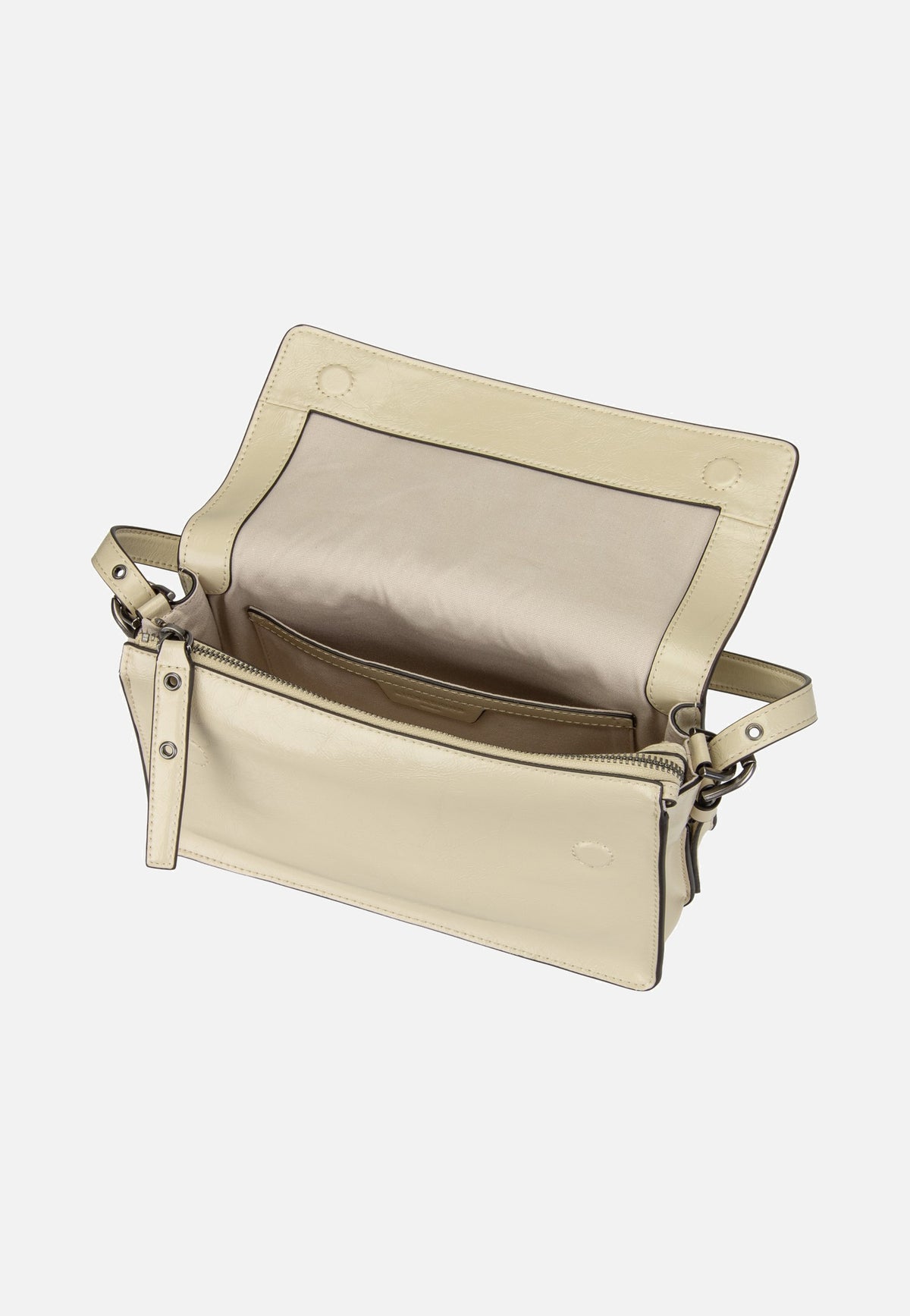 Liebeskind Berlin Audrey S Lack Distressed Biscotti Shoulder Bag