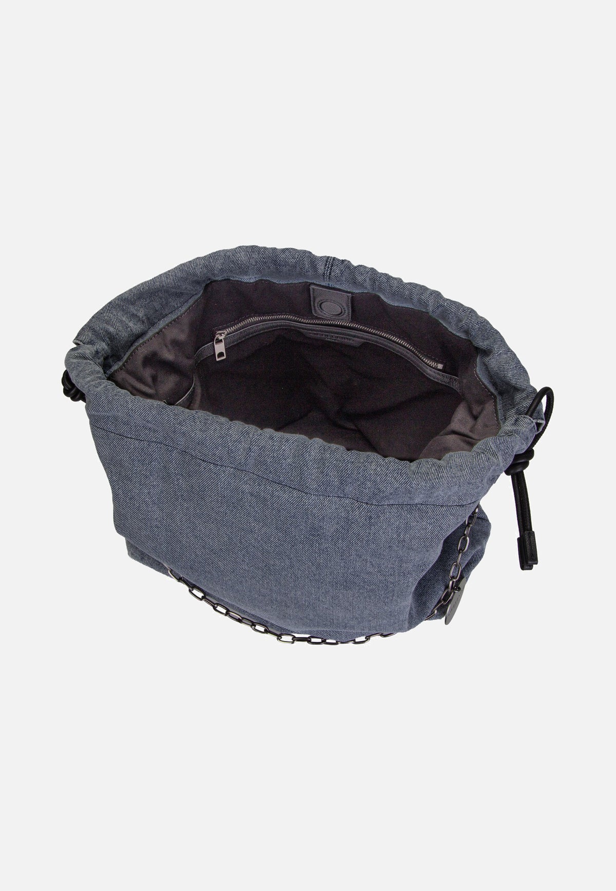 Liebeskind Berlin Lya II Hobo M Denim Blue Denim Bucket Bag