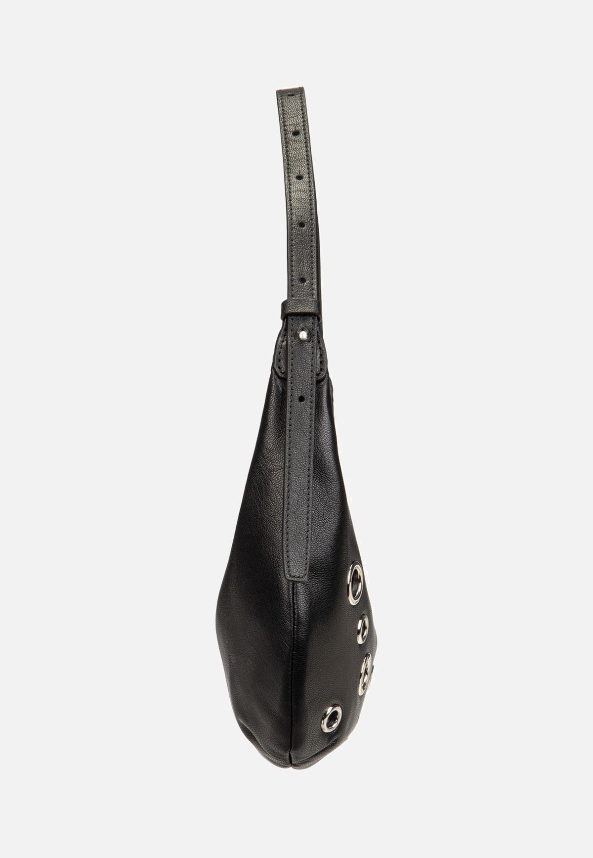 Liebeskind Berlin Ryker Eylets Hobo XS Vintage Goat Black Hobo Bag