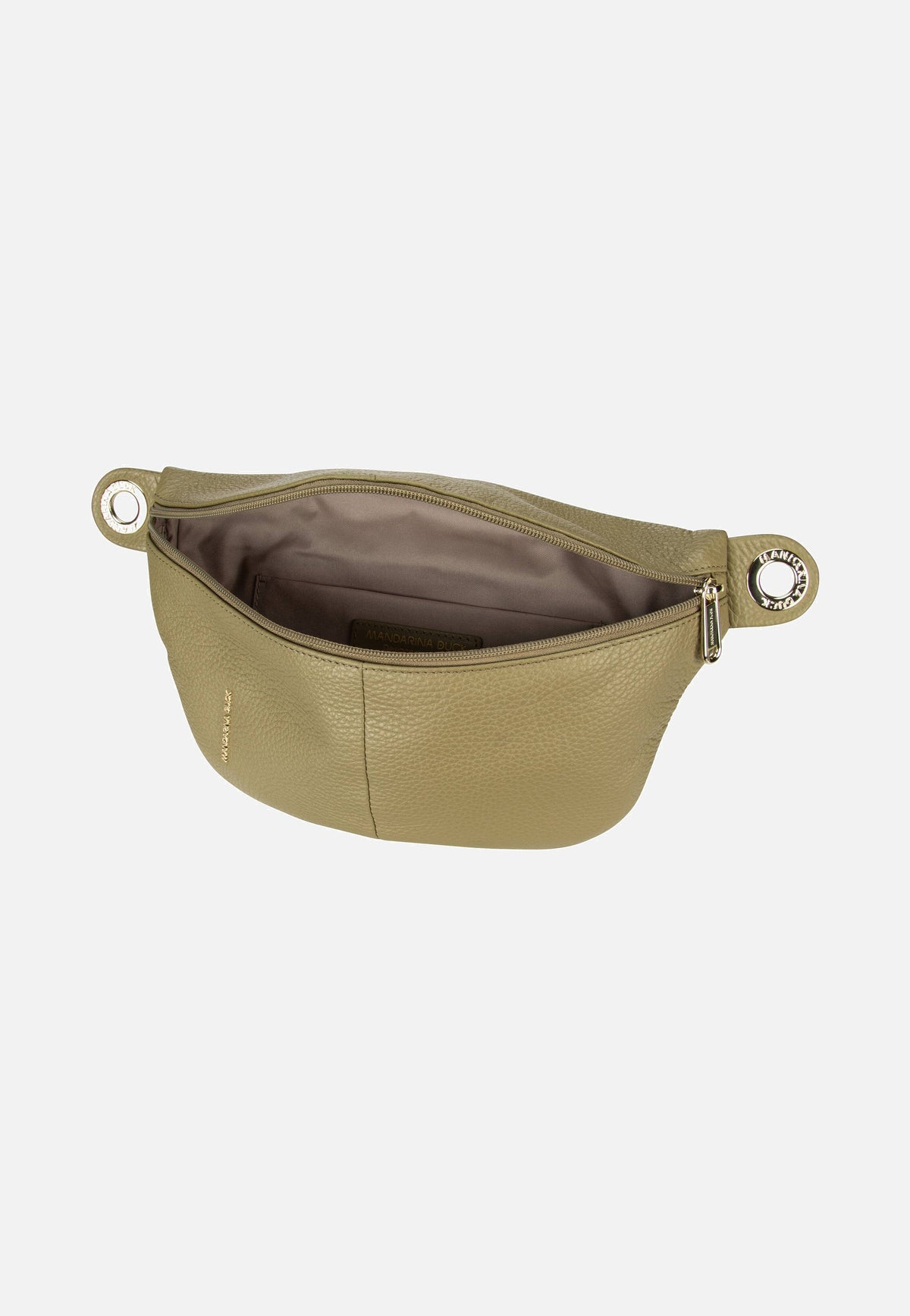 Mandarina Duck Mellow Leather Bum Bag FZT73 Aloe Bauchtasche