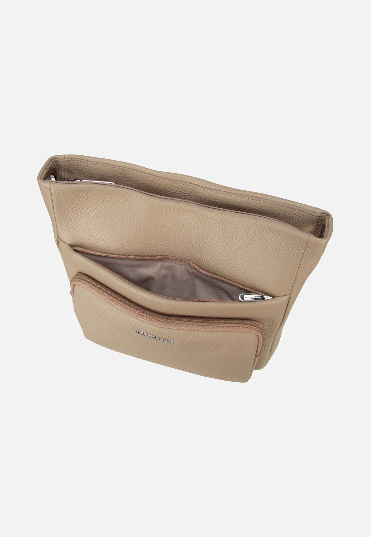 Mandarina Duck Mellow Leather FZT10 Warm Taupe Crossbody Bag