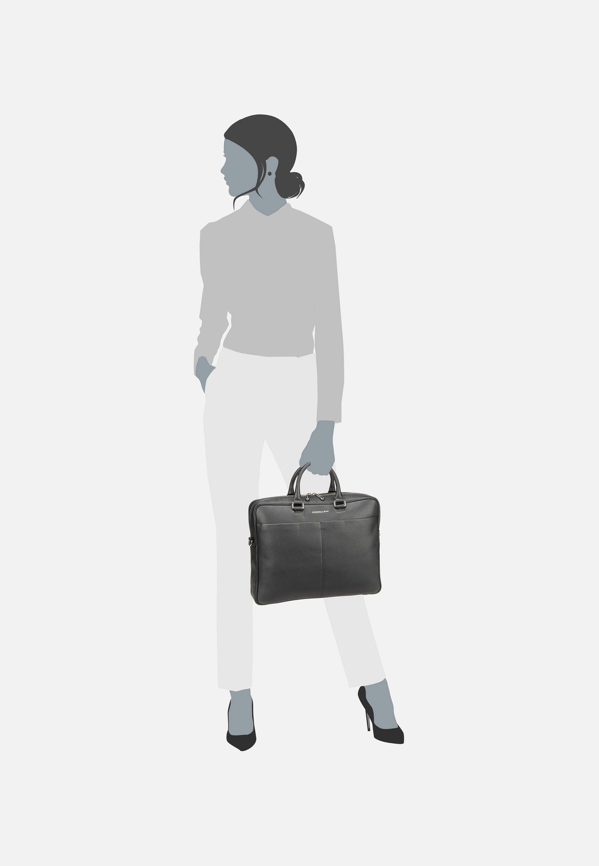 Mandarina Duck Mellow Urban MWC01 Nero Aktentasche