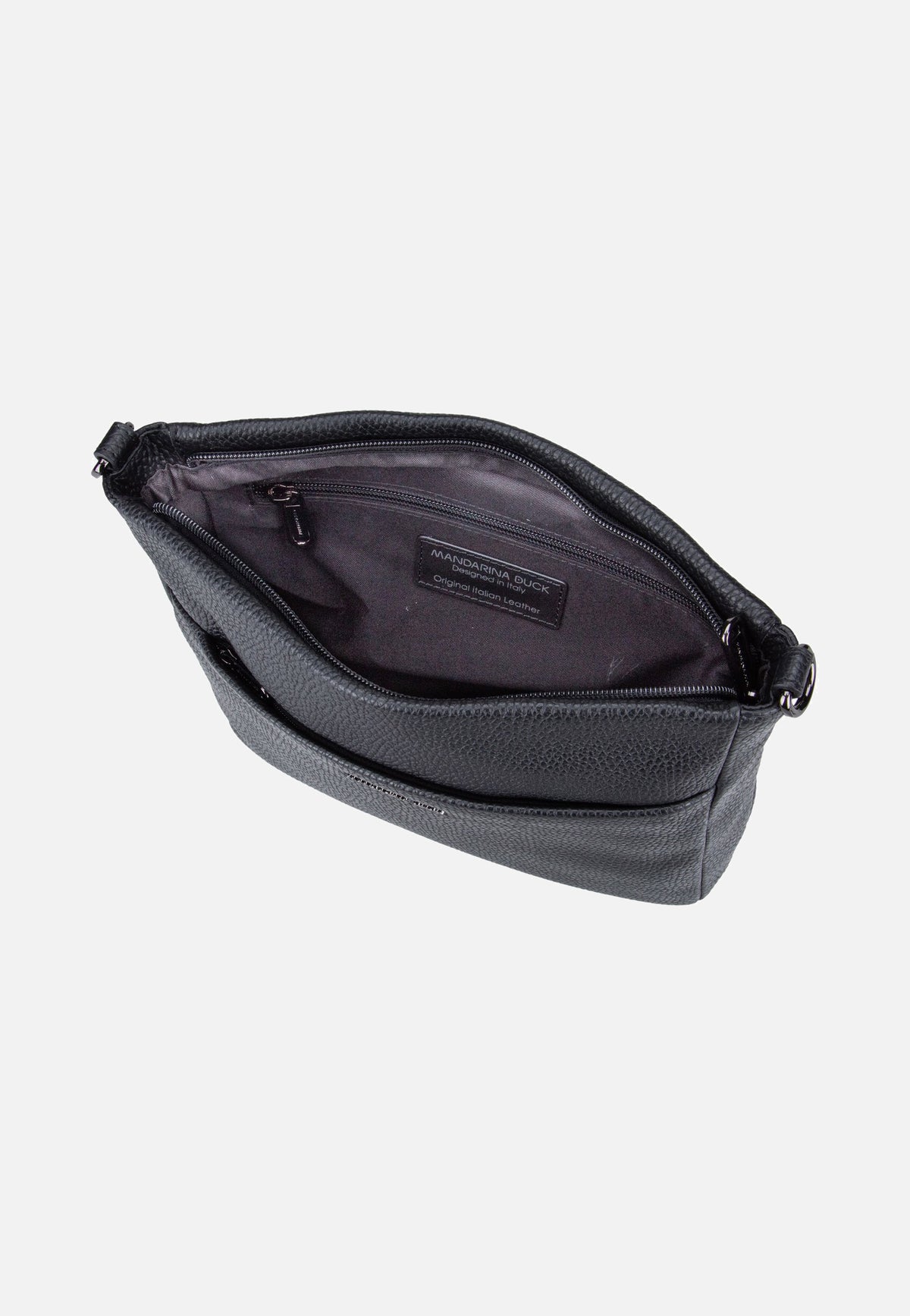 Mandarina Duck Mellow Leather Squared FZT17 Nero Crossbody Bag